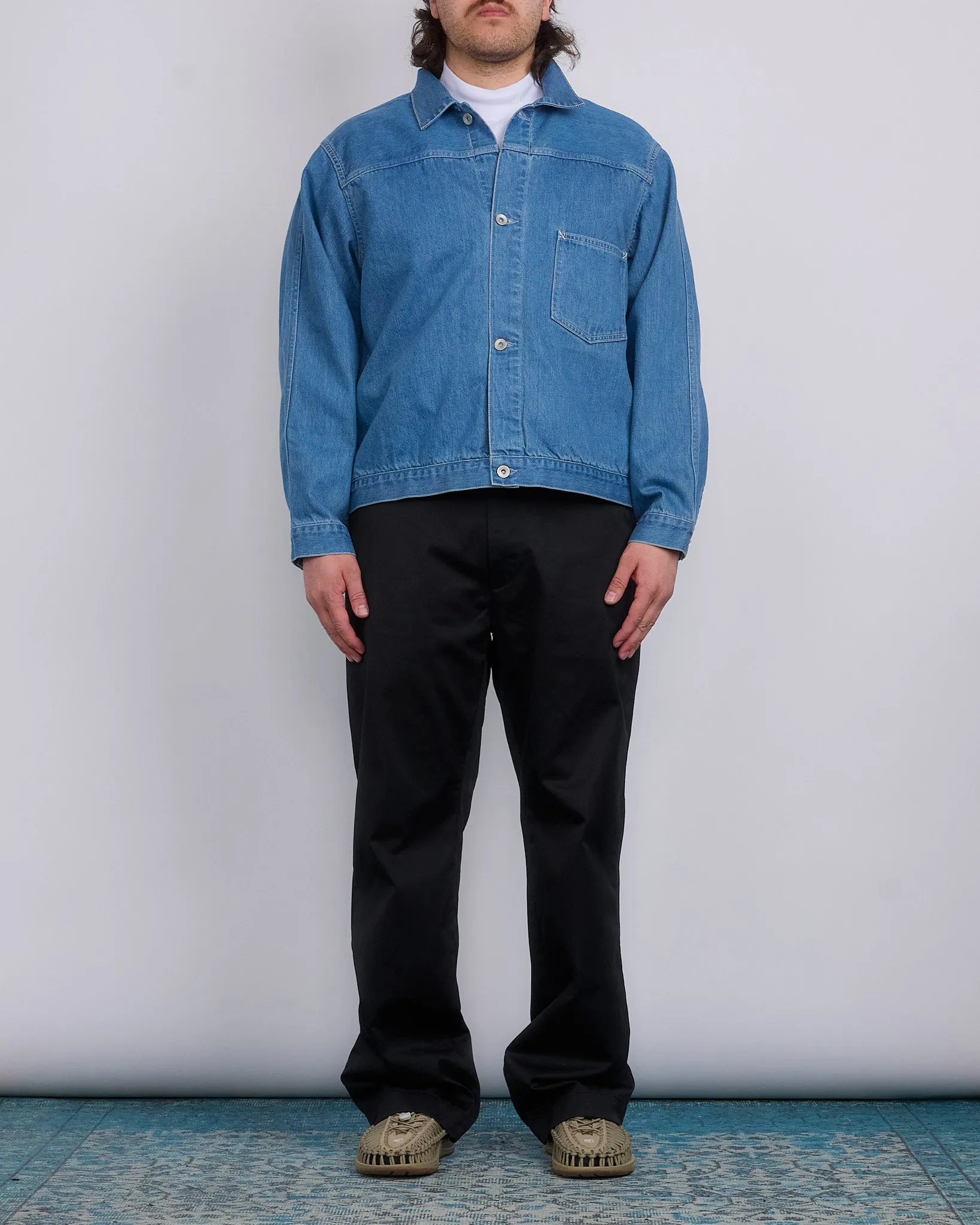 nanamica Wide Straight CCY Chino Pant Black