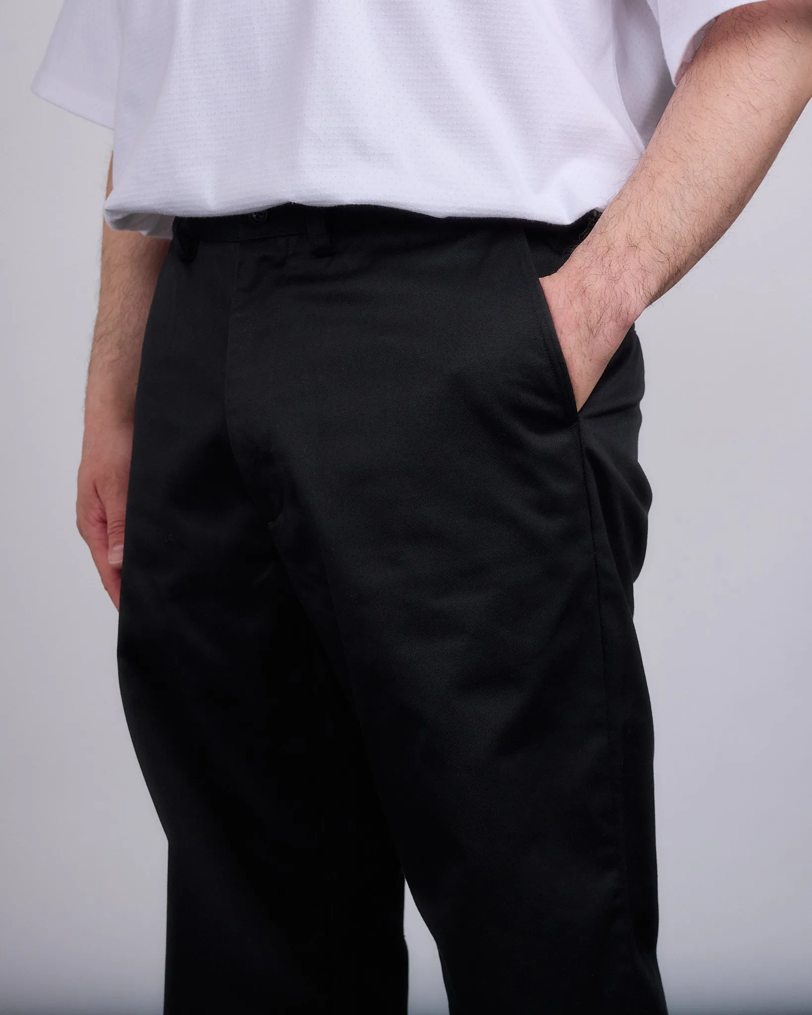 nanamica Wide Straight CCY Chino Pant Black