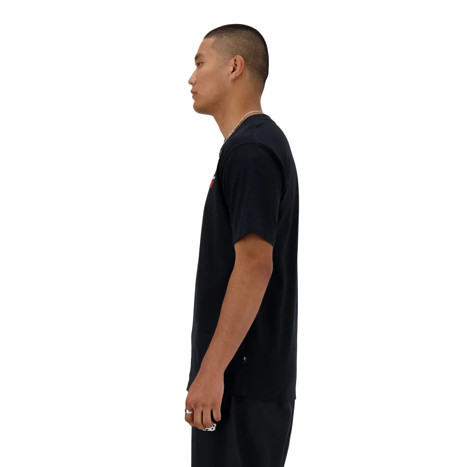 New Balance Men Athletics Premium Logo T-Shirt Black MT41908-BK