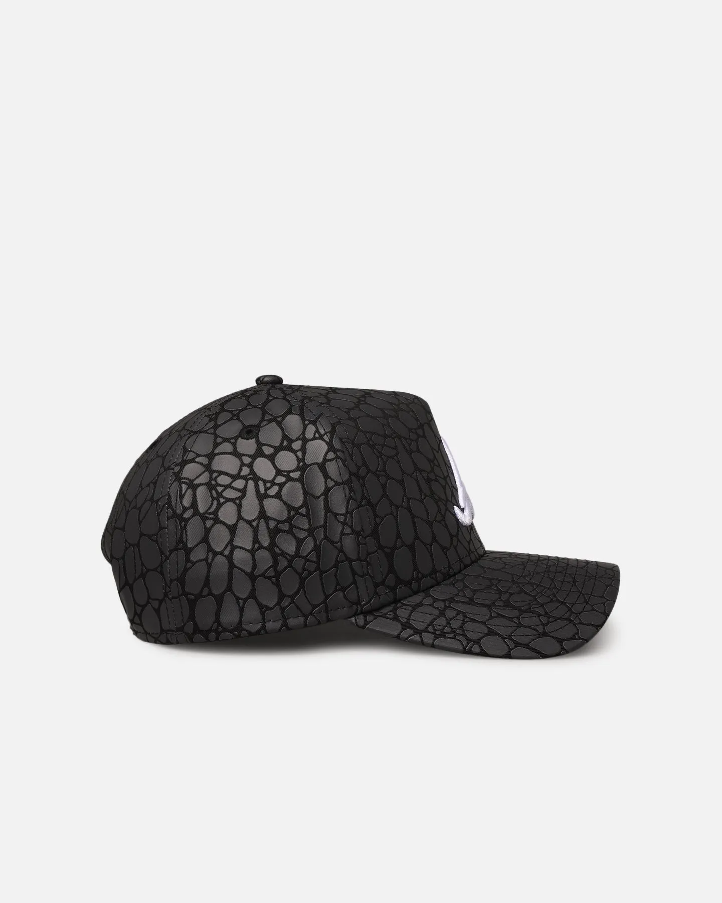 New Era Atlanta Braves 'Faux Croc' 9FORTY A-Frame Snapback Black
