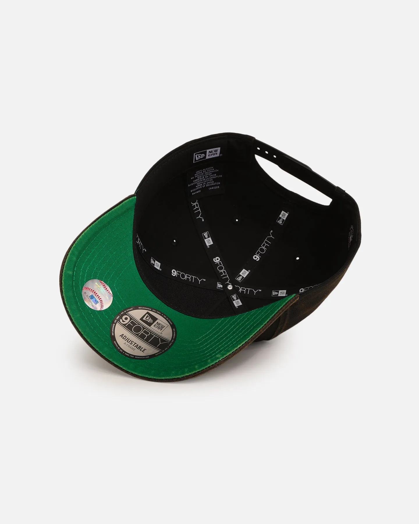 New Era Boston Red Sox 'Washed Gothic Visor' 9OFRTY A-Frame Snapback Black