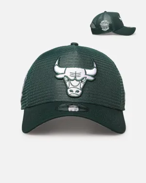 New Era Chicago Bulls 'Polychromatic Mesh' 9FORTY A-Frame Snapback Dark Green
