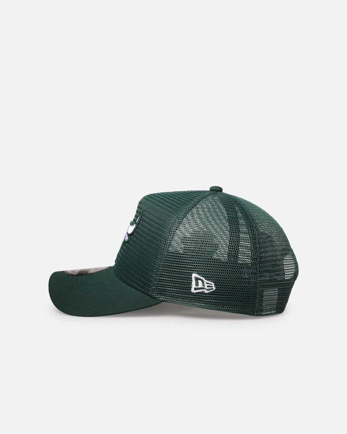 New Era Chicago Bulls 'Polychromatic Mesh' 9FORTY A-Frame Snapback Dark Green