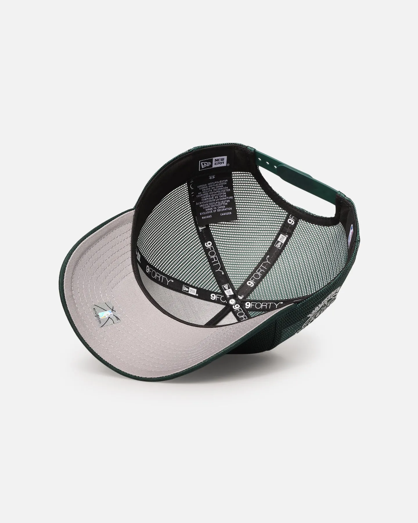 New Era Chicago Bulls 'Polychromatic Mesh' 9FORTY A-Frame Snapback Dark Green