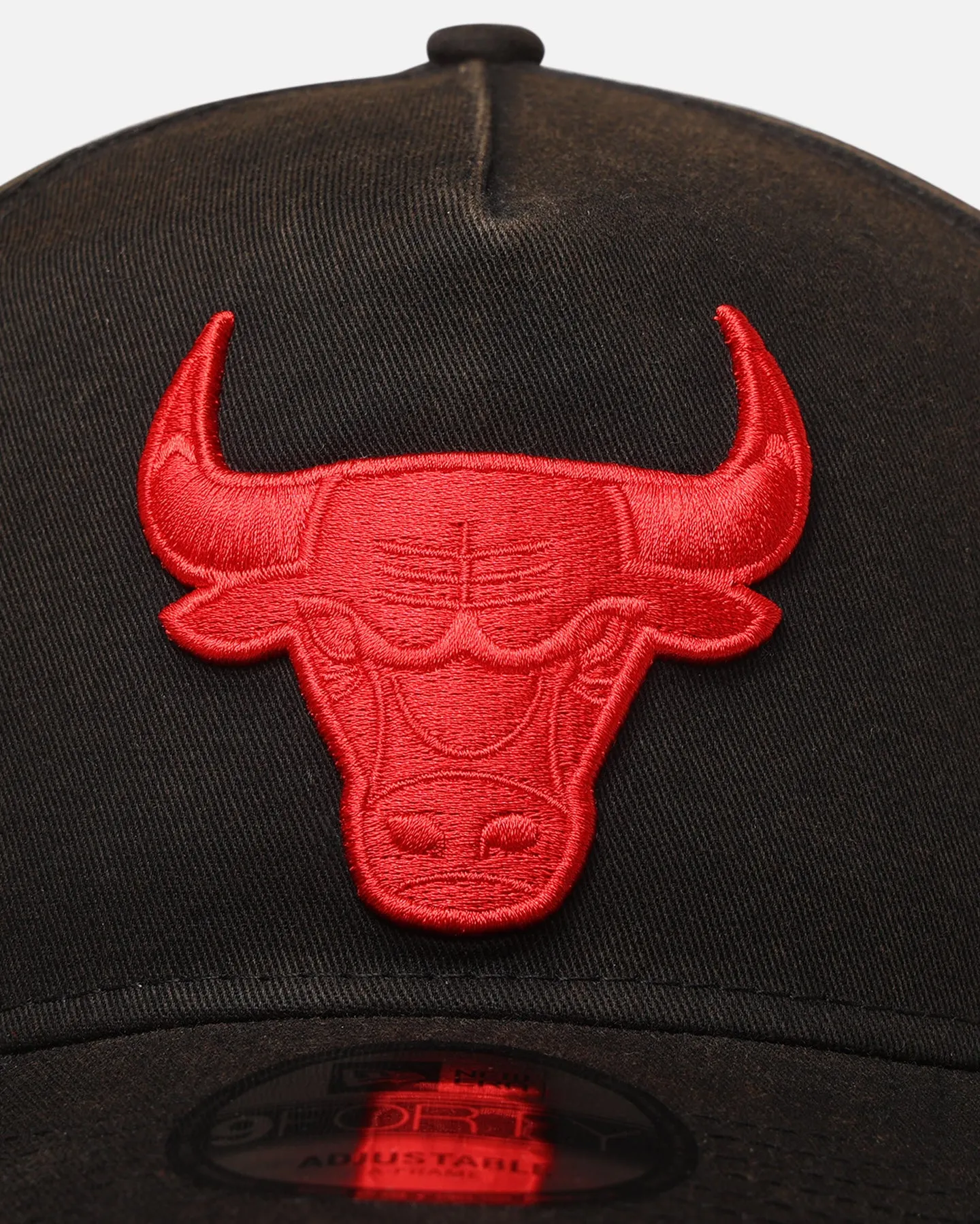 New Era Chicago Bulls 'Sunbleached' 9FORTY A-Frame Snapback Washed Black