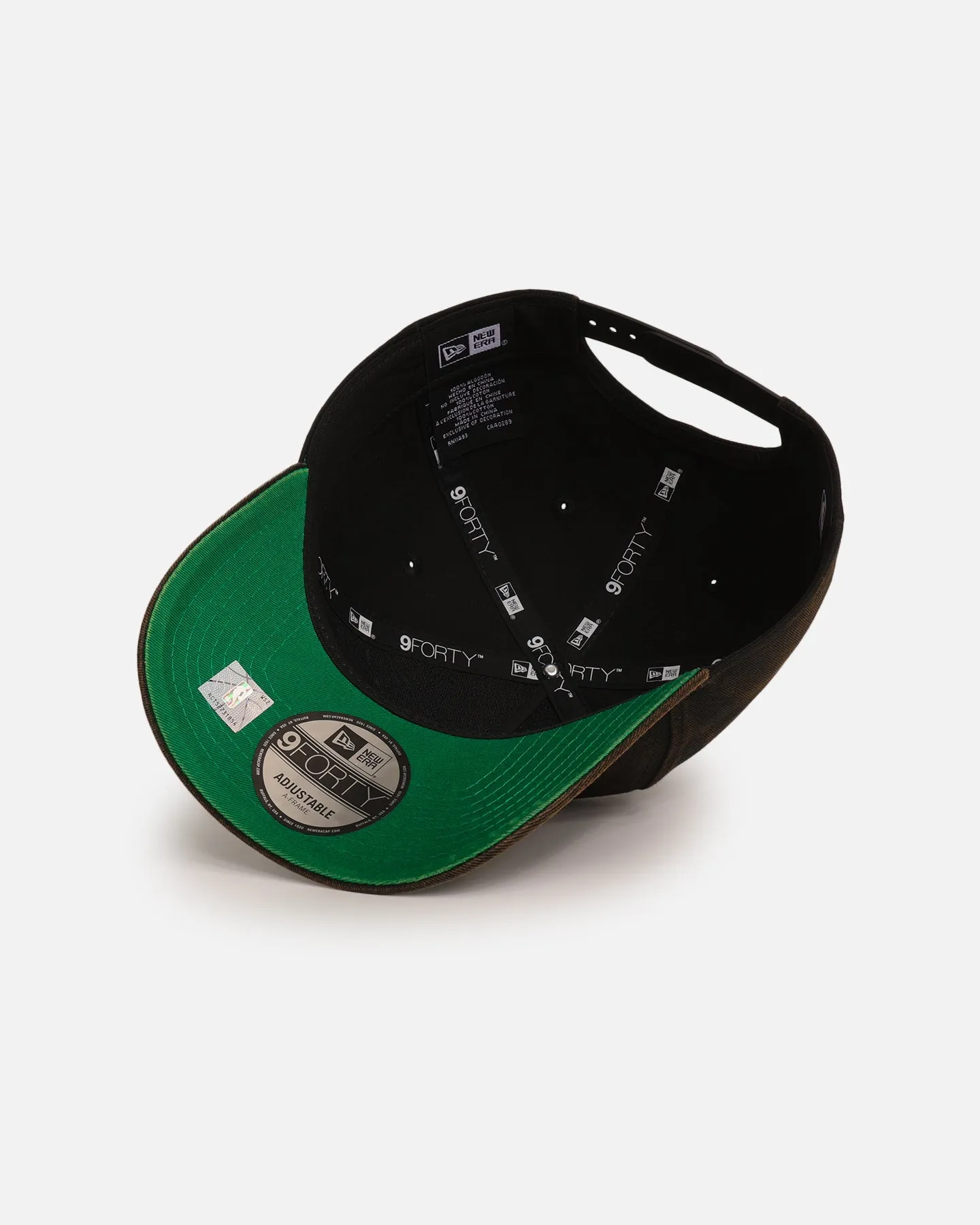 New Era Chicago Bulls 'Washed Gothic Visor' 9OFRTY A-Frame Snapback Black