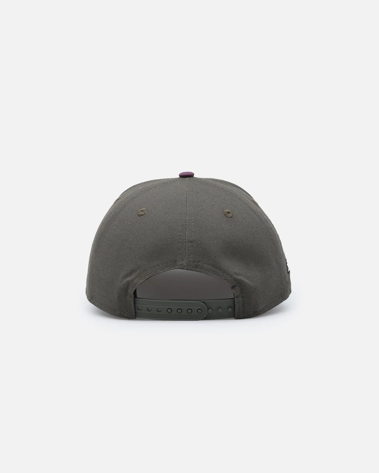 New Era Chicago Cubs 'Contrast Visor' Pre-Curved Golfer Snapback Moss/Plum