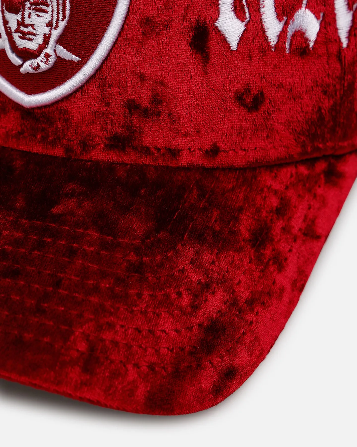 New Era Las Vegas Raiders 'Velvet Gothic Script' 9FORTY A-Frame Snapback Maroon