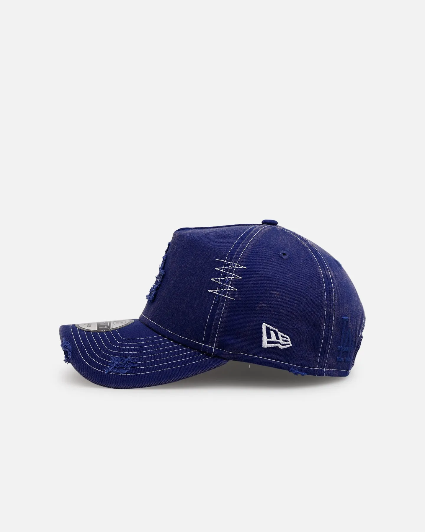 New Era Los Angeles Dodgers 'Distressed And Worn' 9FORTY A-Frame Casual Strapback Blue