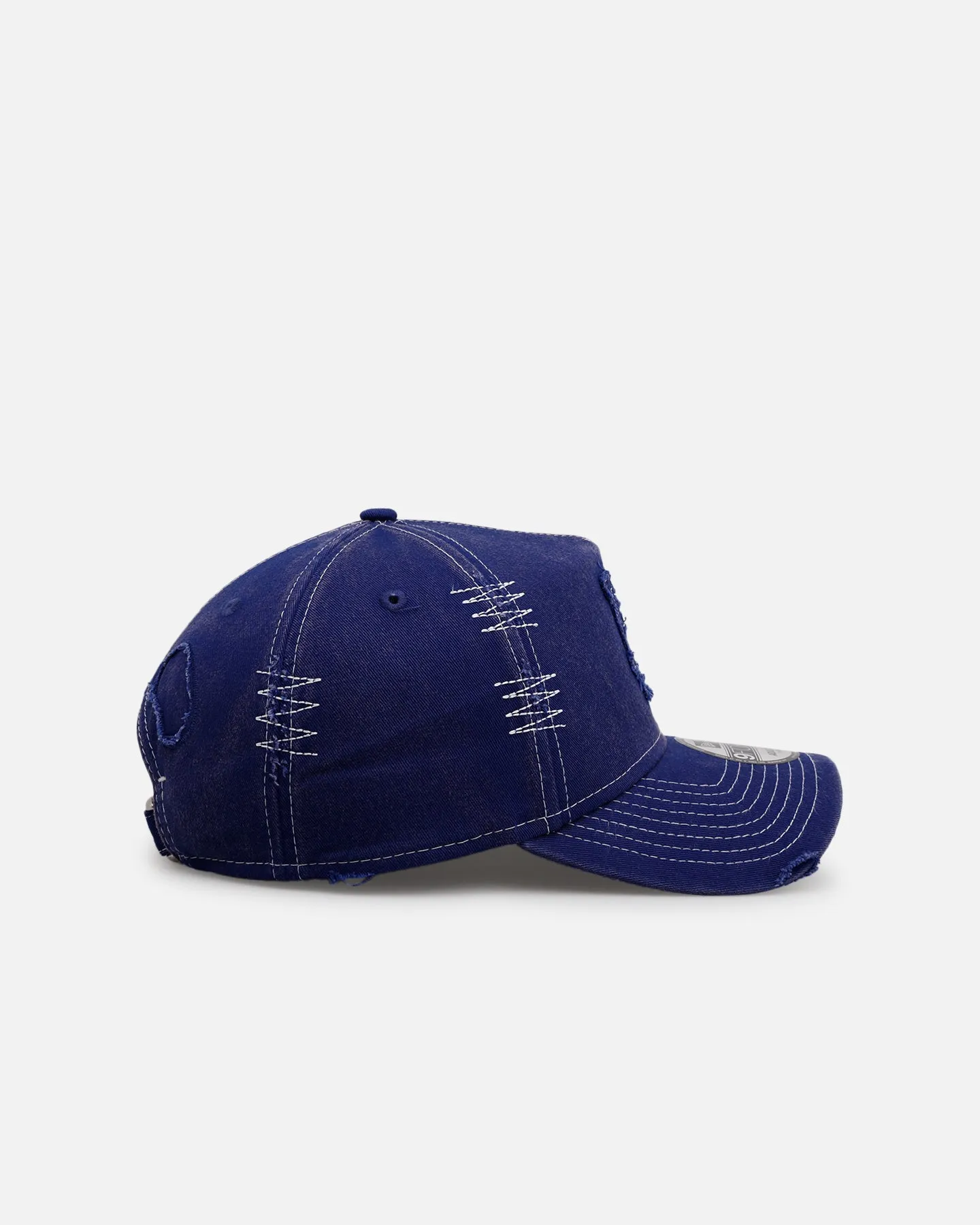 New Era Los Angeles Dodgers 'Distressed And Worn' 9FORTY A-Frame Casual Strapback Blue