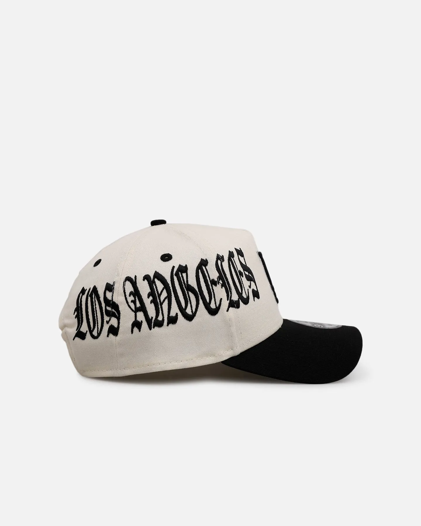 New Era Los Angeles Dodgers 'Gothic Script Two Tone' 9FORTY A-Frame Snapback Chrome/Black