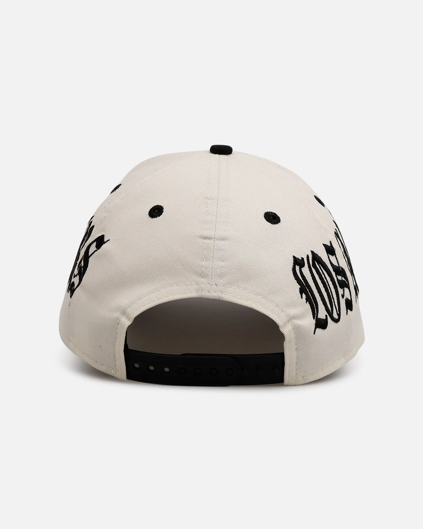 New Era Los Angeles Dodgers 'Gothic Script Two Tone' 9FORTY A-Frame Snapback Chrome/Black