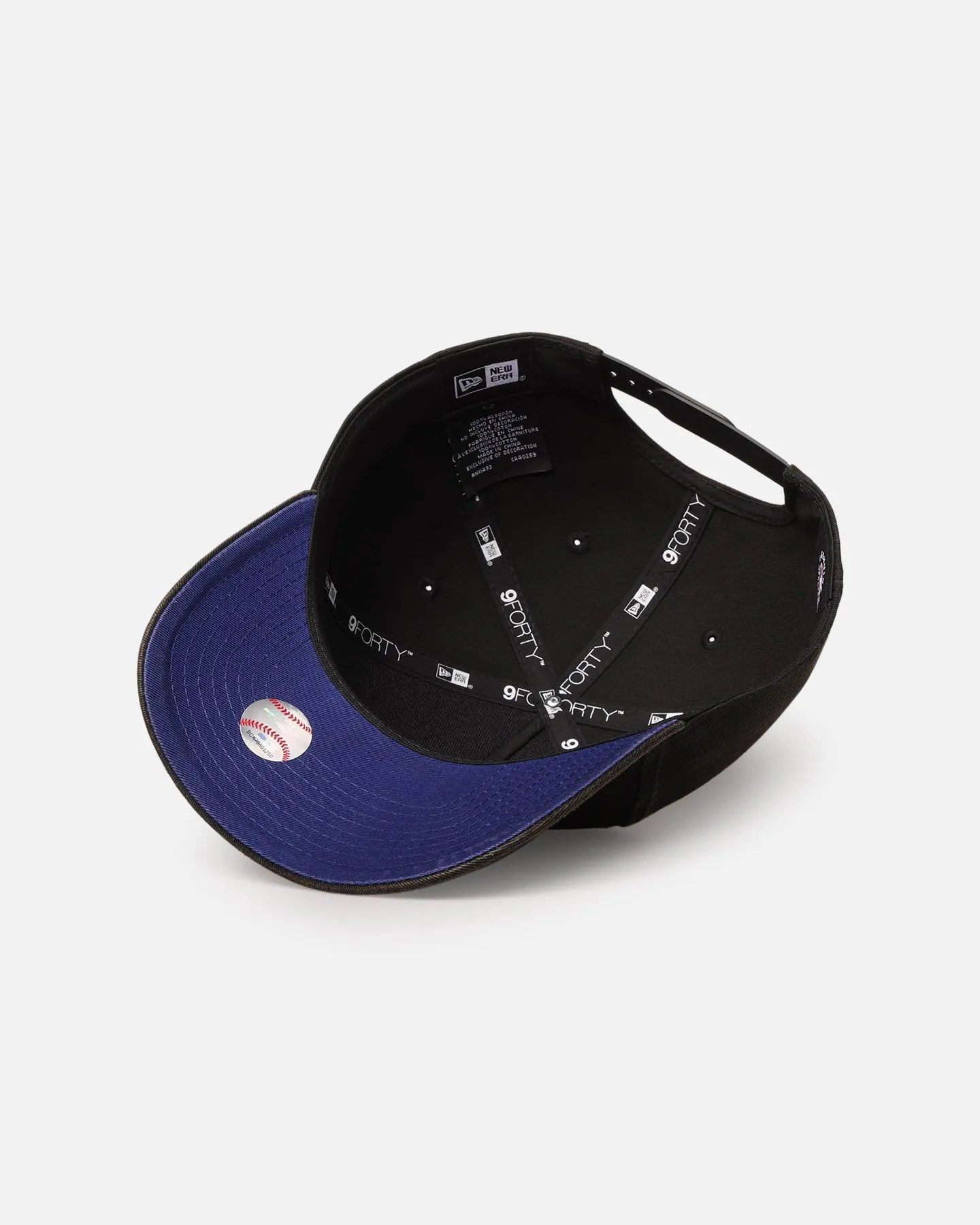 New Era Los Angeles Dodgers 'Sunbleached' 9FORTY A-Frame Snapback Washed Black