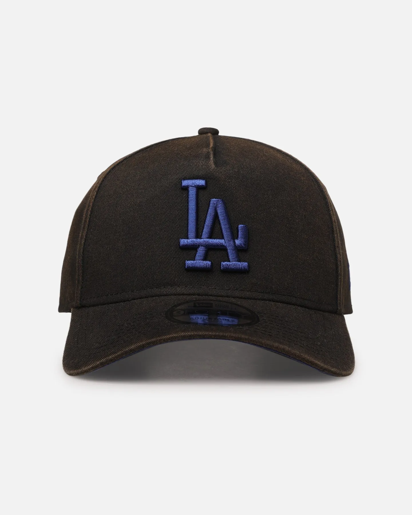New Era Los Angeles Dodgers 'Sunbleached' 9FORTY A-Frame Snapback Washed Black