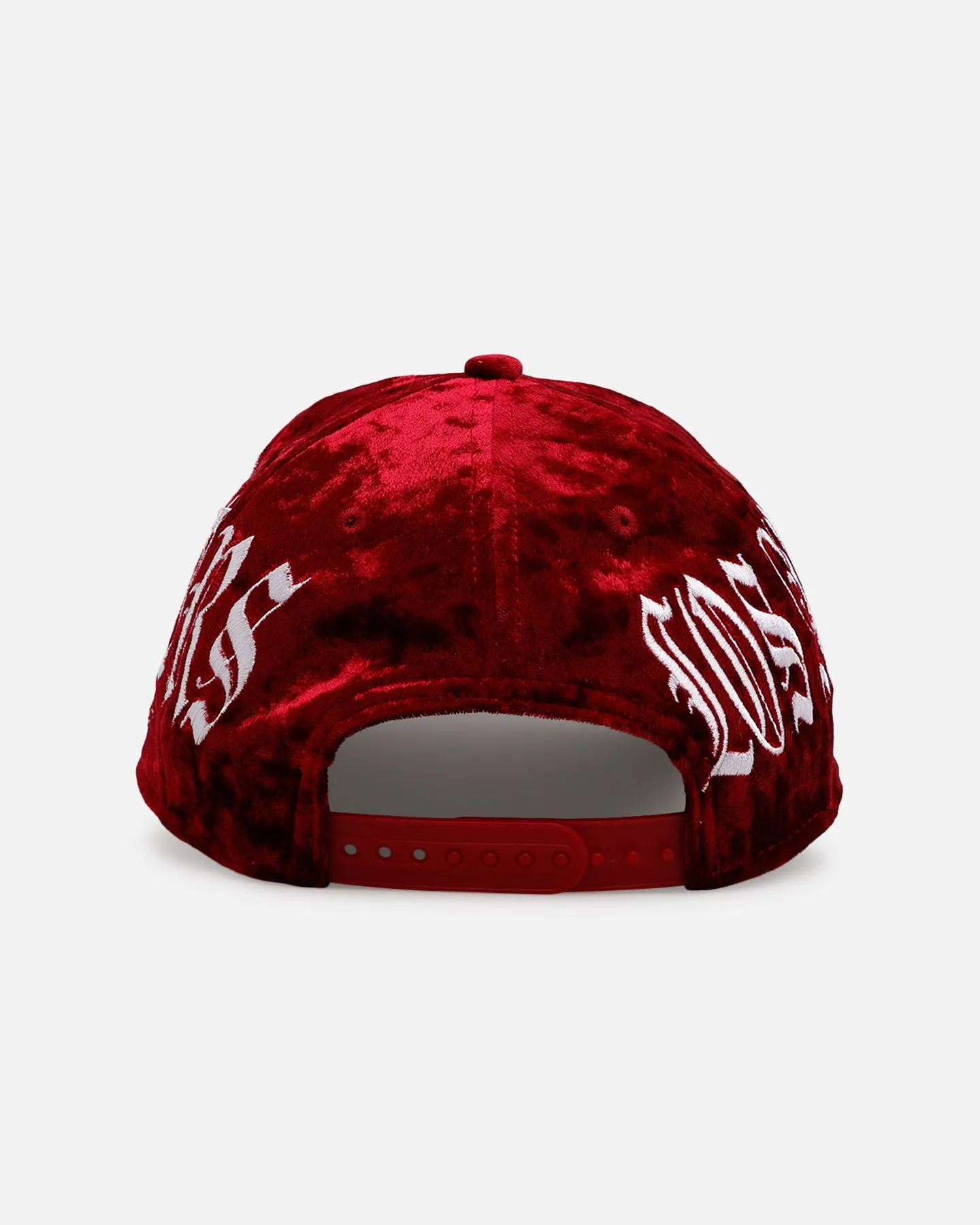 New Era Los Angeles Dodgers 'Velvet Gothic Script' 9FORTY A-Frame Snapback Maroon