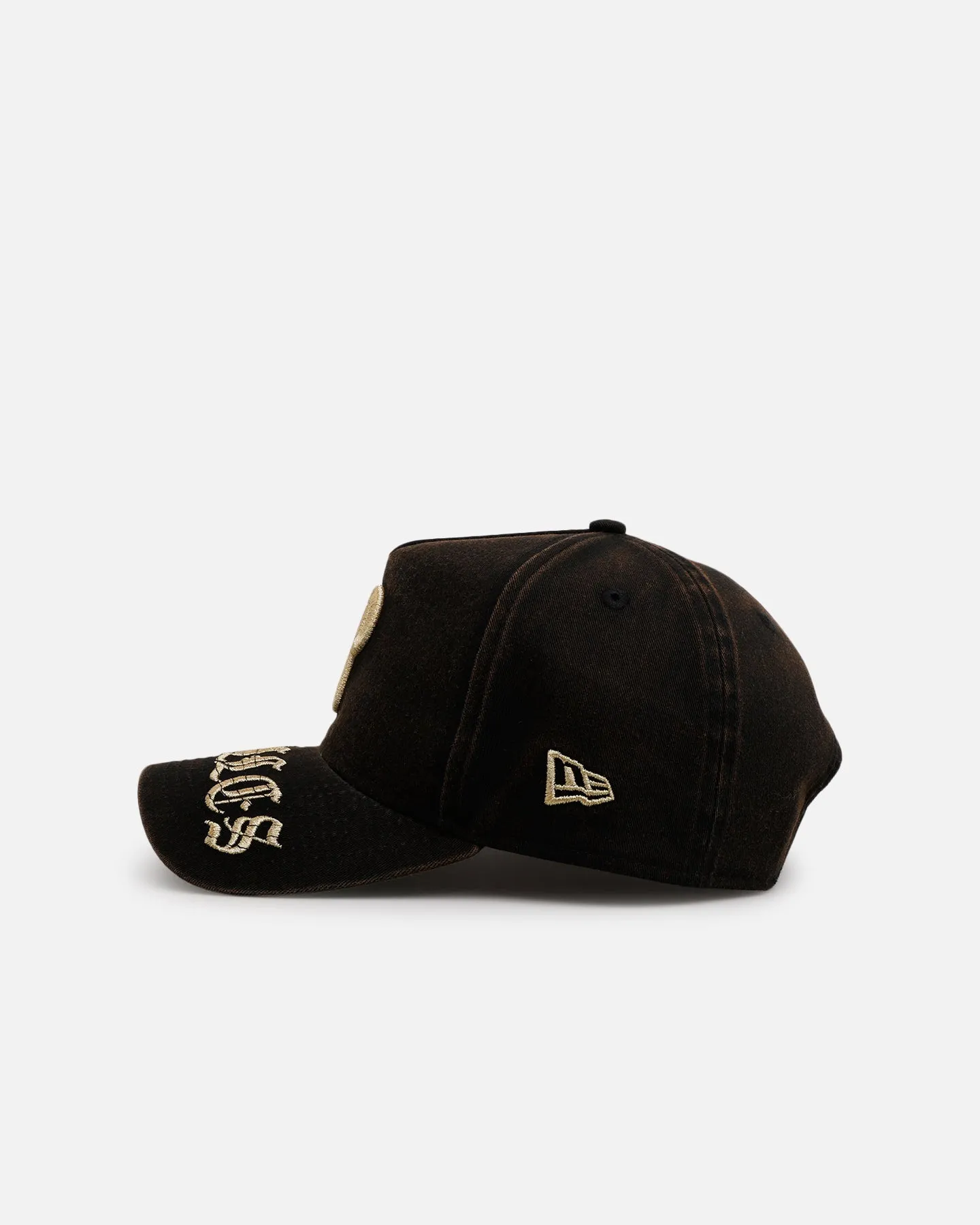 New Era Philadelphia Phillies 'Washed Gothic Visor' 9OFRTY A-Frame Snapback Black