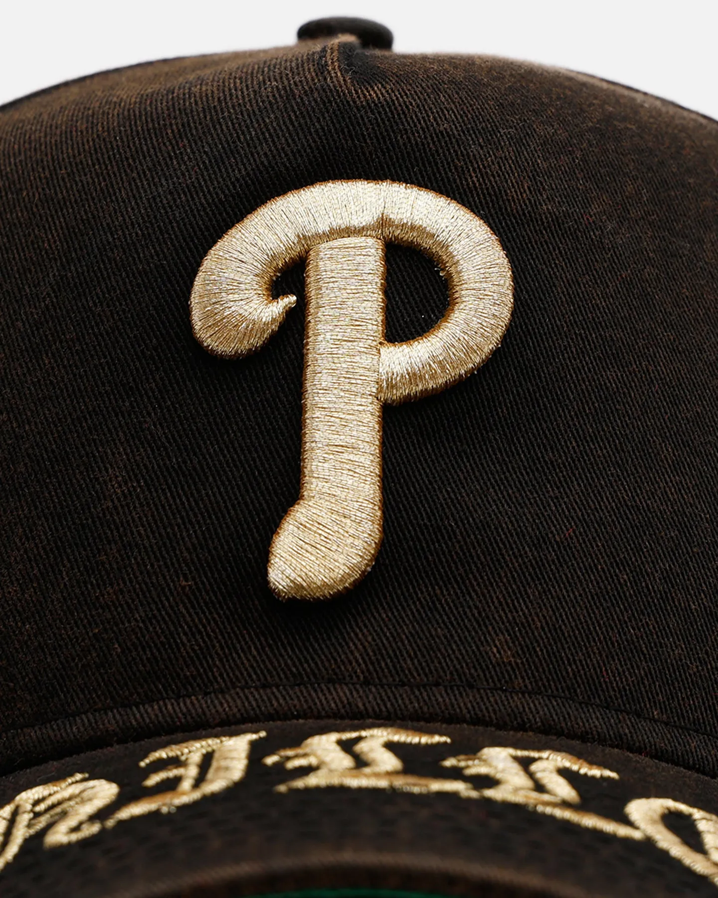 New Era Philadelphia Phillies 'Washed Gothic Visor' 9OFRTY A-Frame Snapback Black