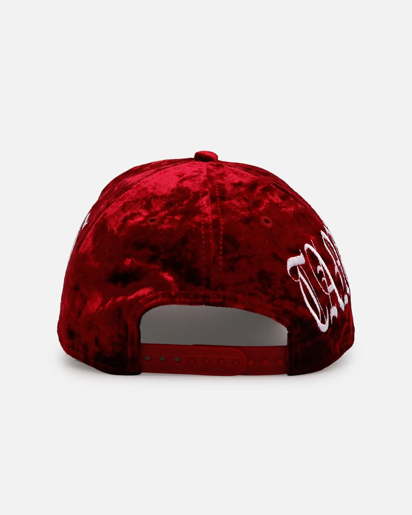 New Era Tampa Bay Rays 'Velvet Gothic Script' 9FORTY A-Frame Snapback Maroon