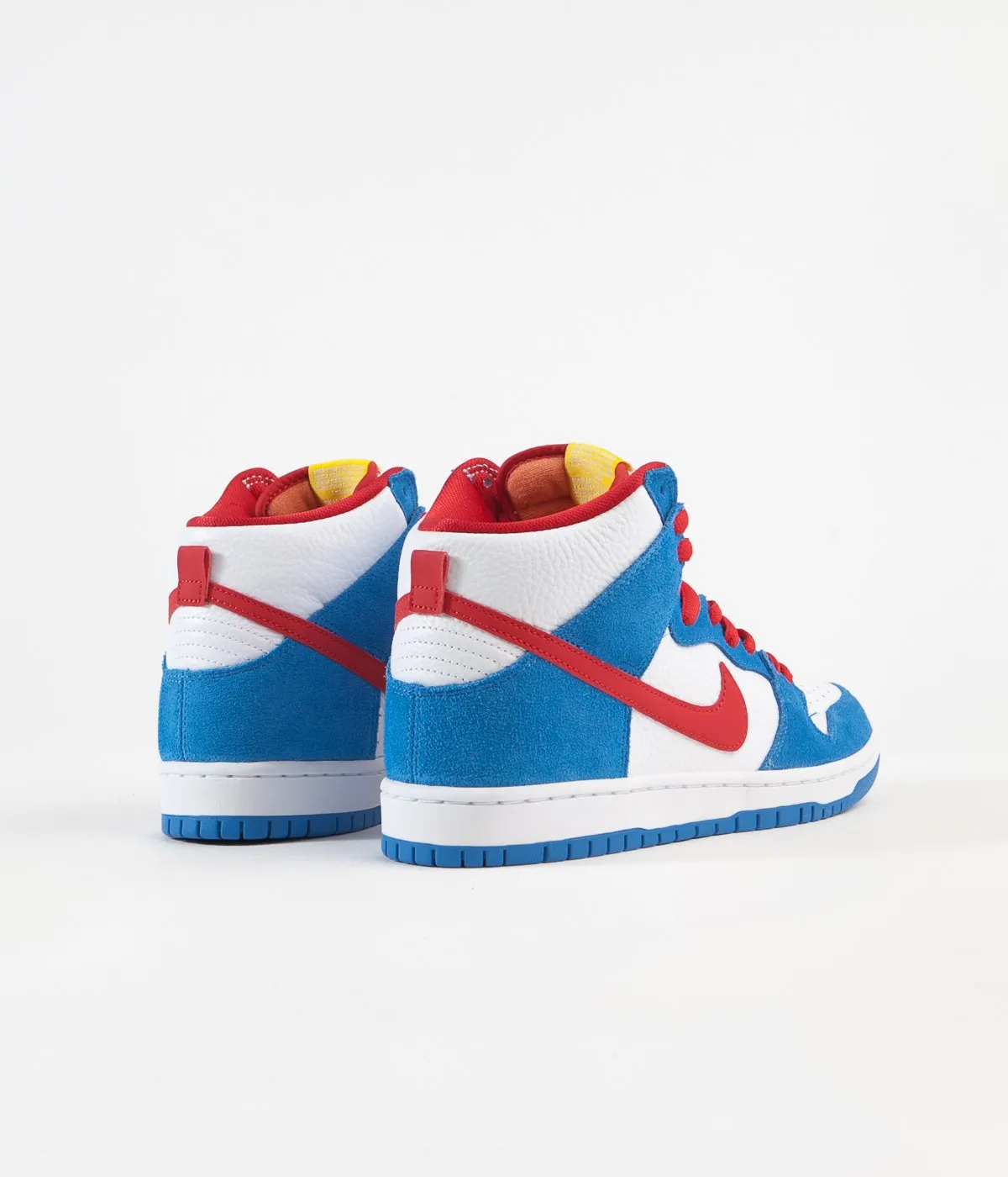 Nike SB Orange Label Dunk High Pro Shoes - Light Photo Blue / University Red