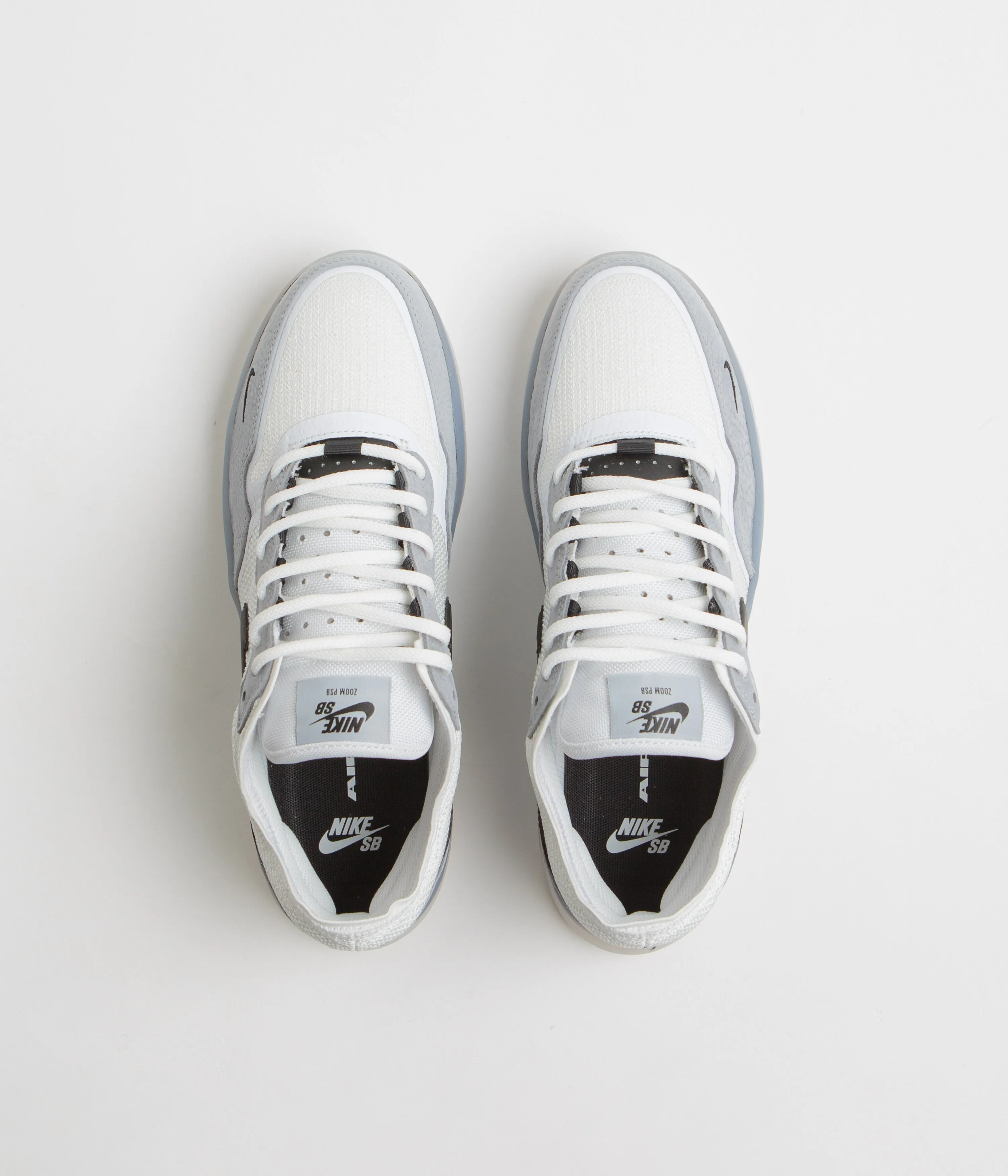 Nike SB PS8 Shoes - Wolf Grey / Black - Wolf Grey - White