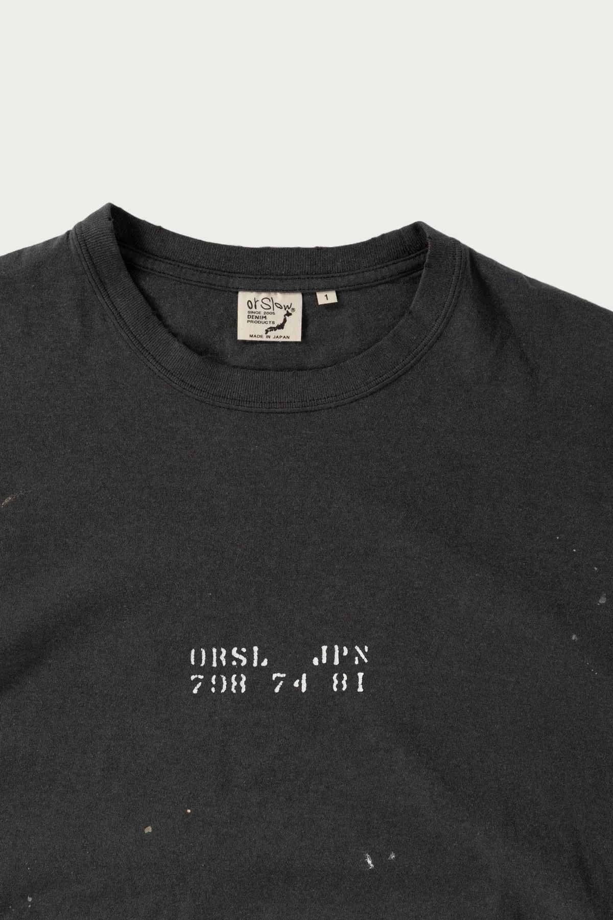 ORSL JPN Print Tee - Black