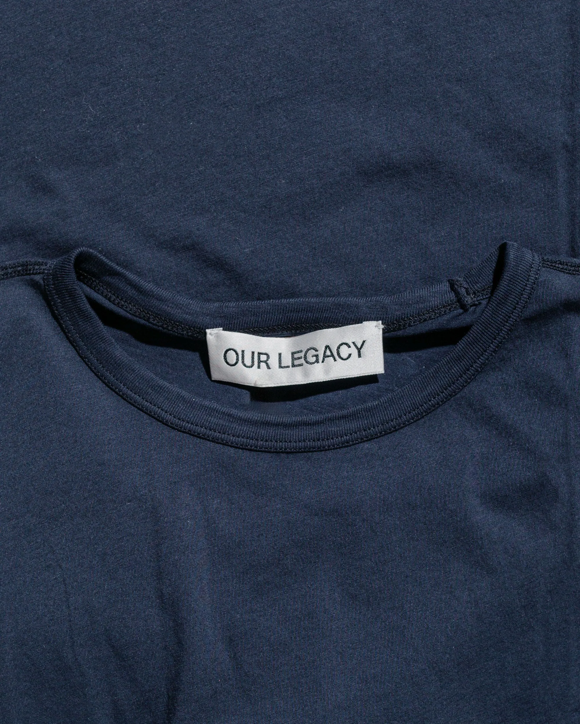 Our Legacy New Box T-Shirt Abyss Blue Clean Jersey