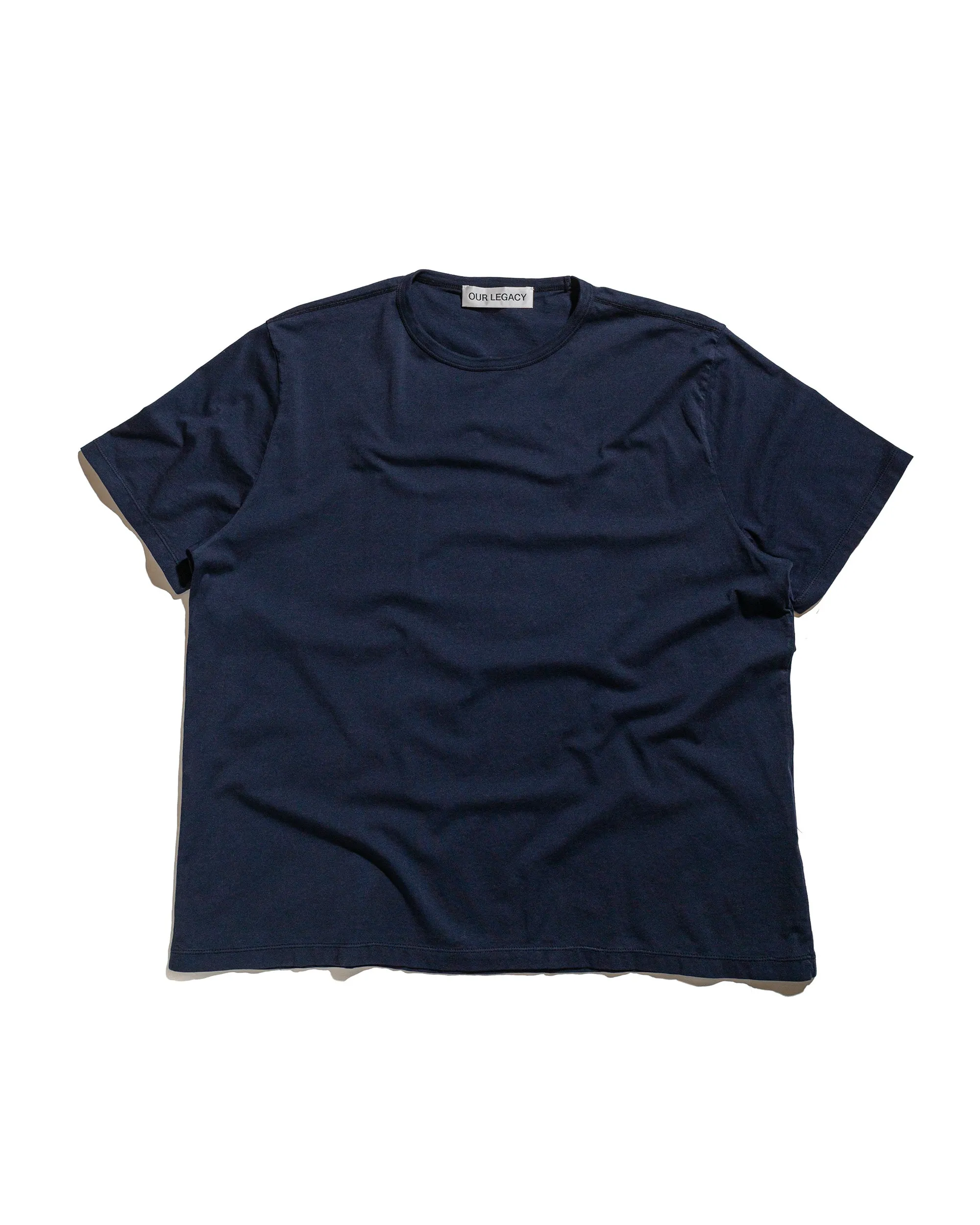 Our Legacy New Box T-Shirt Abyss Blue Clean Jersey