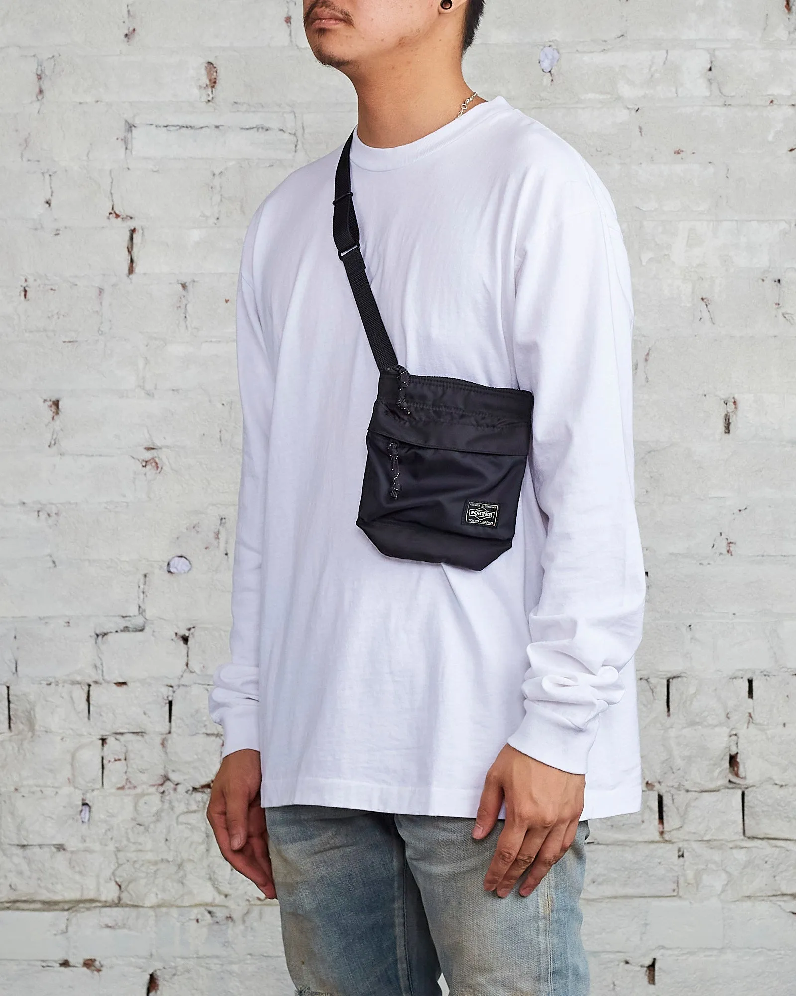 Porter Force Shoulder Pouch Black