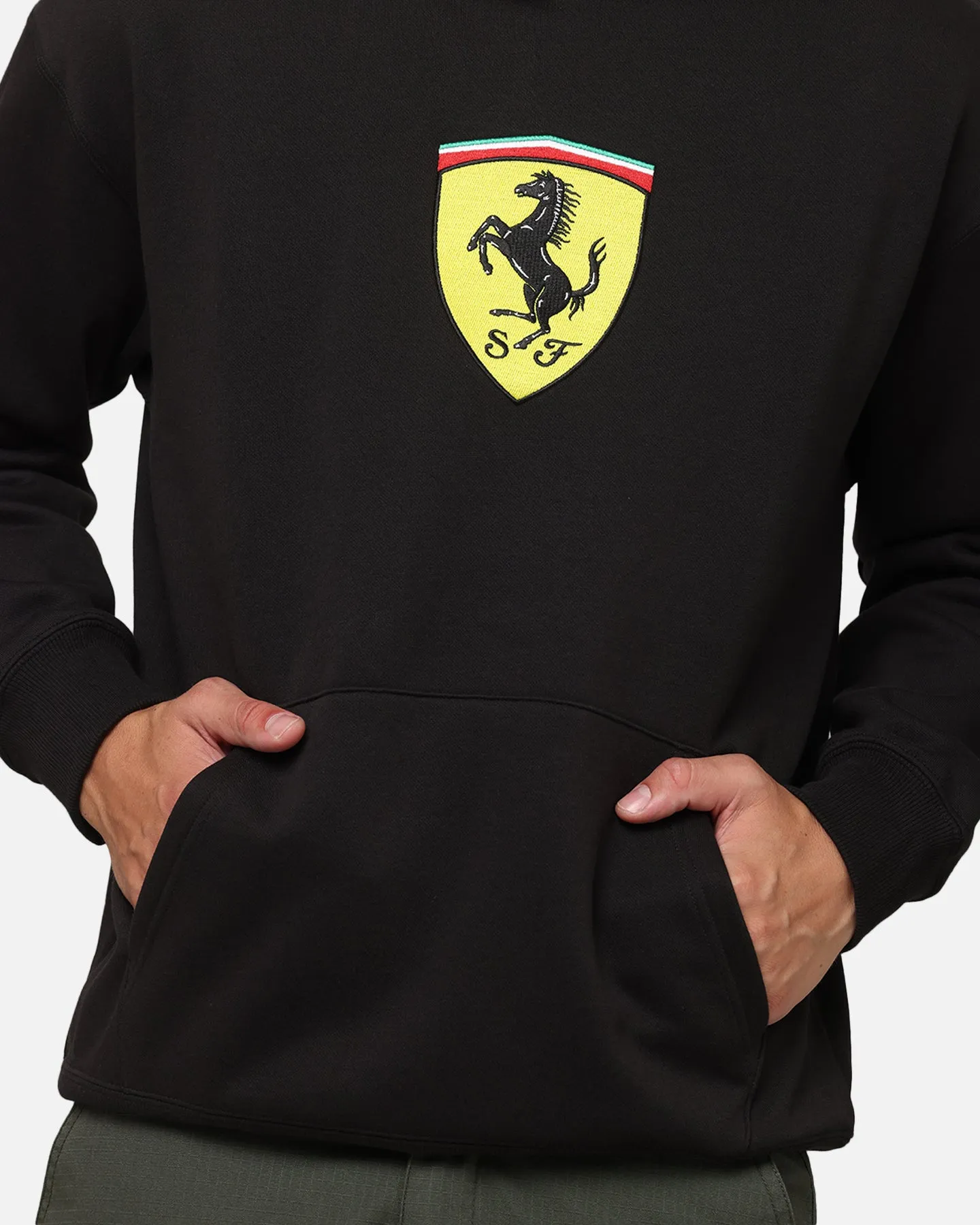Puma X Scuderia Ferrari Race Big Shield Hoodie Puma Black