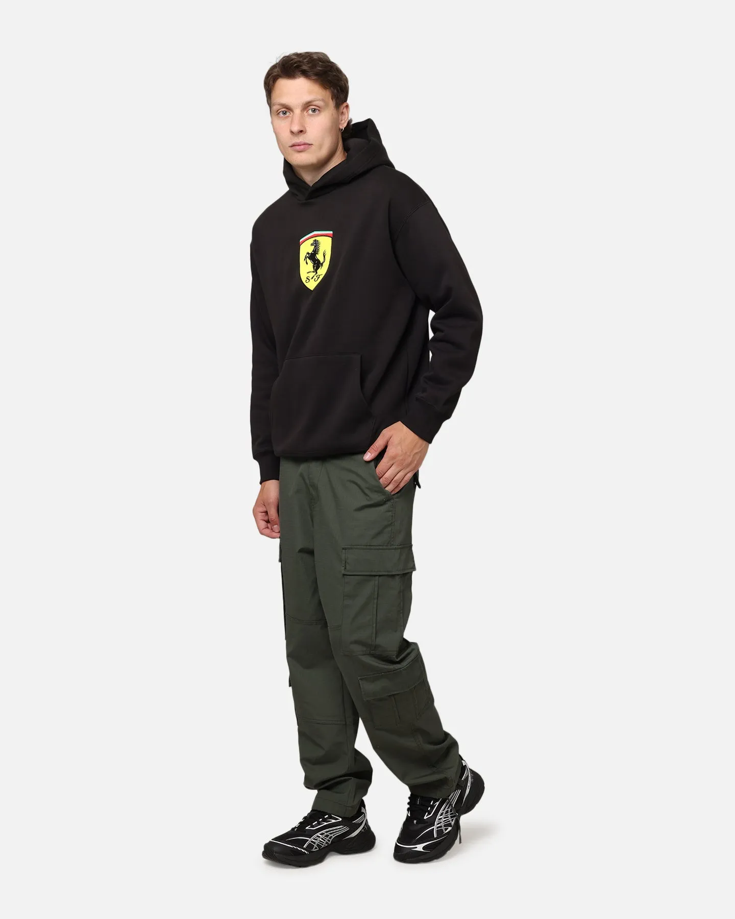 Puma X Scuderia Ferrari Race Big Shield Hoodie Puma Black
