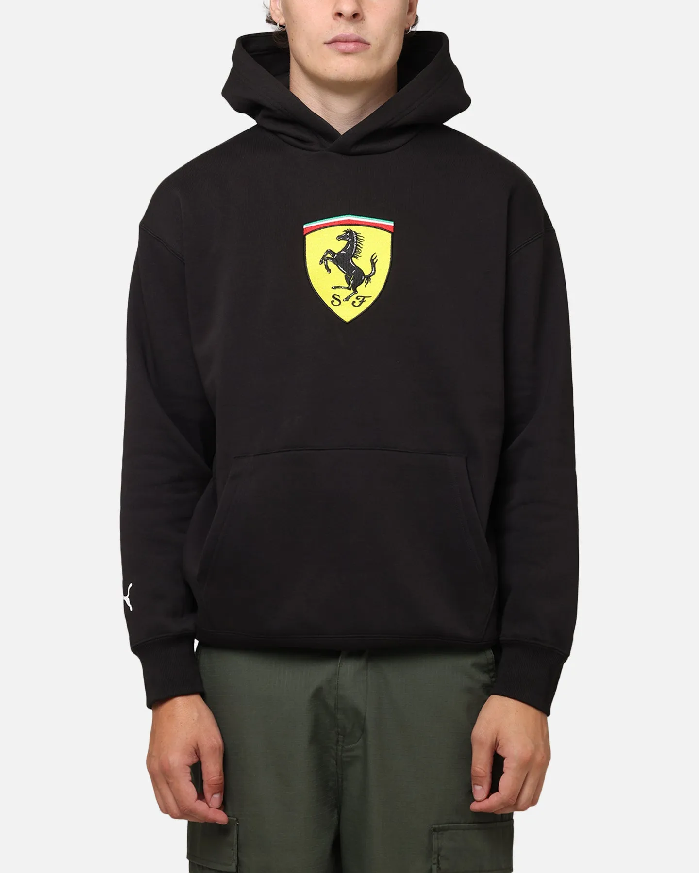 Puma X Scuderia Ferrari Race Big Shield Hoodie Puma Black