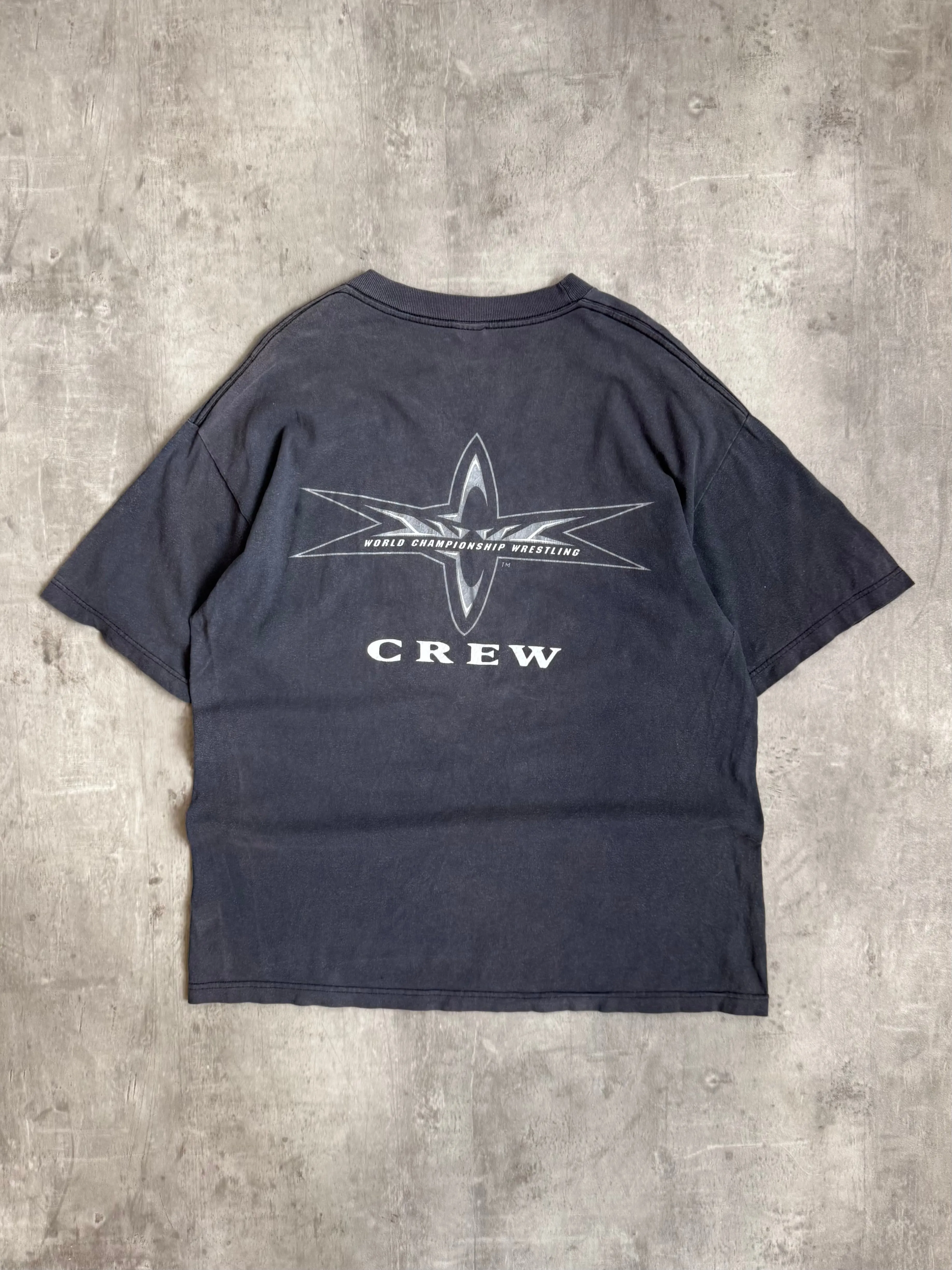 Rare WCW Distressed 'Crew' Tee
