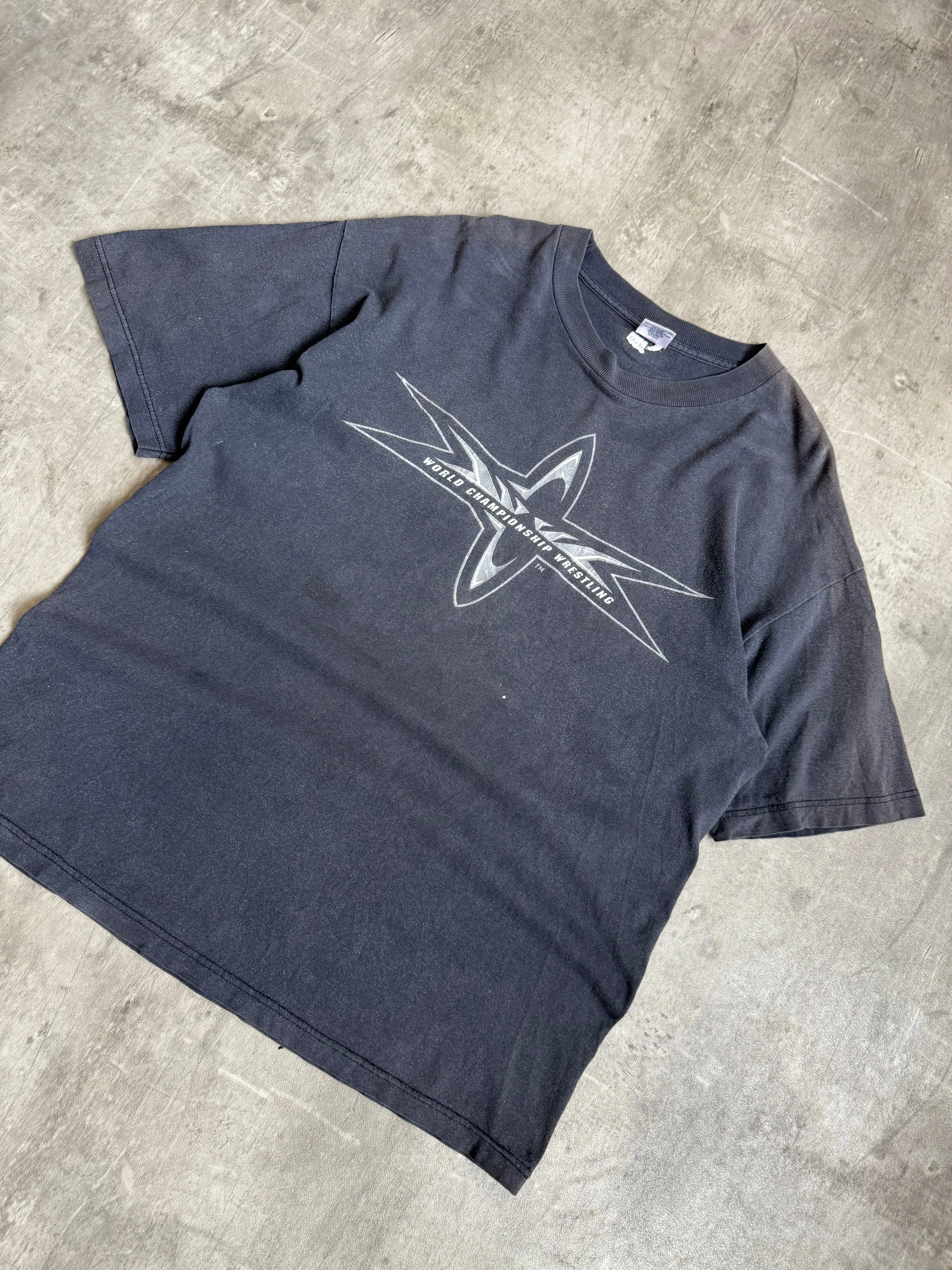 Rare WCW Distressed 'Crew' Tee