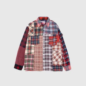 REBUILD BY NEEDLES FLANNEL SHIRT