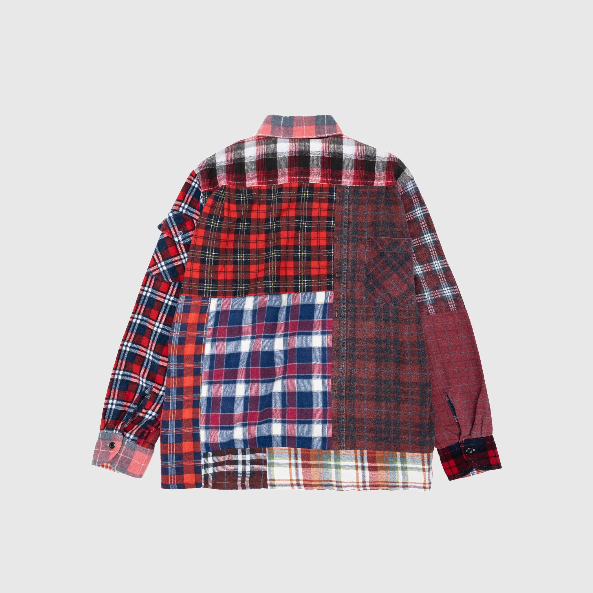 REBUILD BY NEEDLES FLANNEL SHIRT