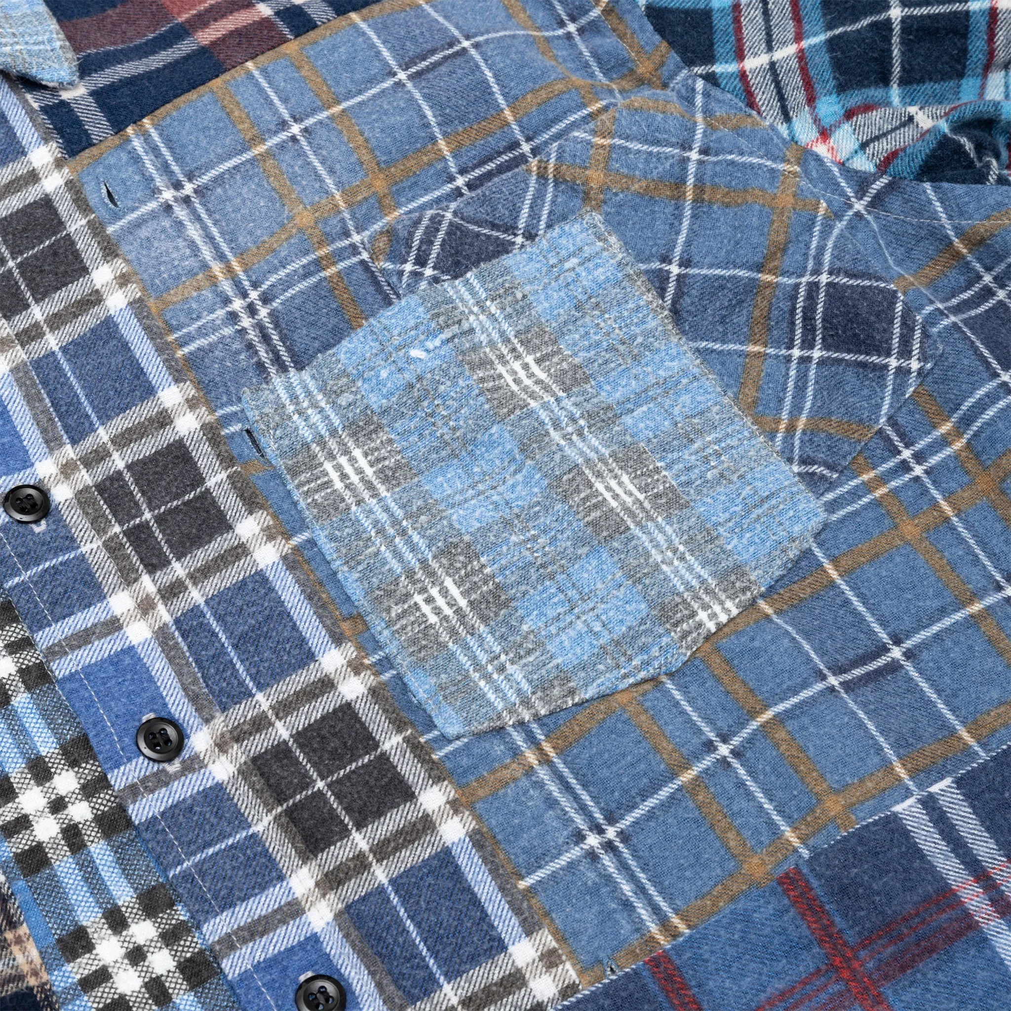 REBUILD BY NEEDLES FLANNEL SHIRT