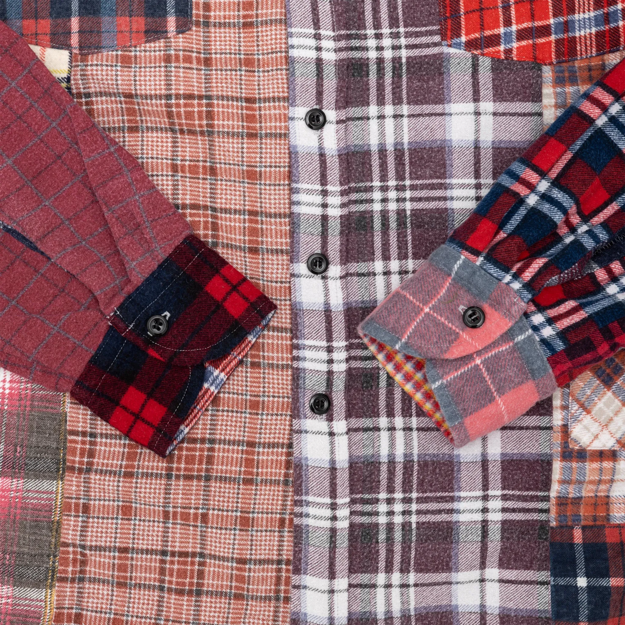 REBUILD BY NEEDLES FLANNEL SHIRT