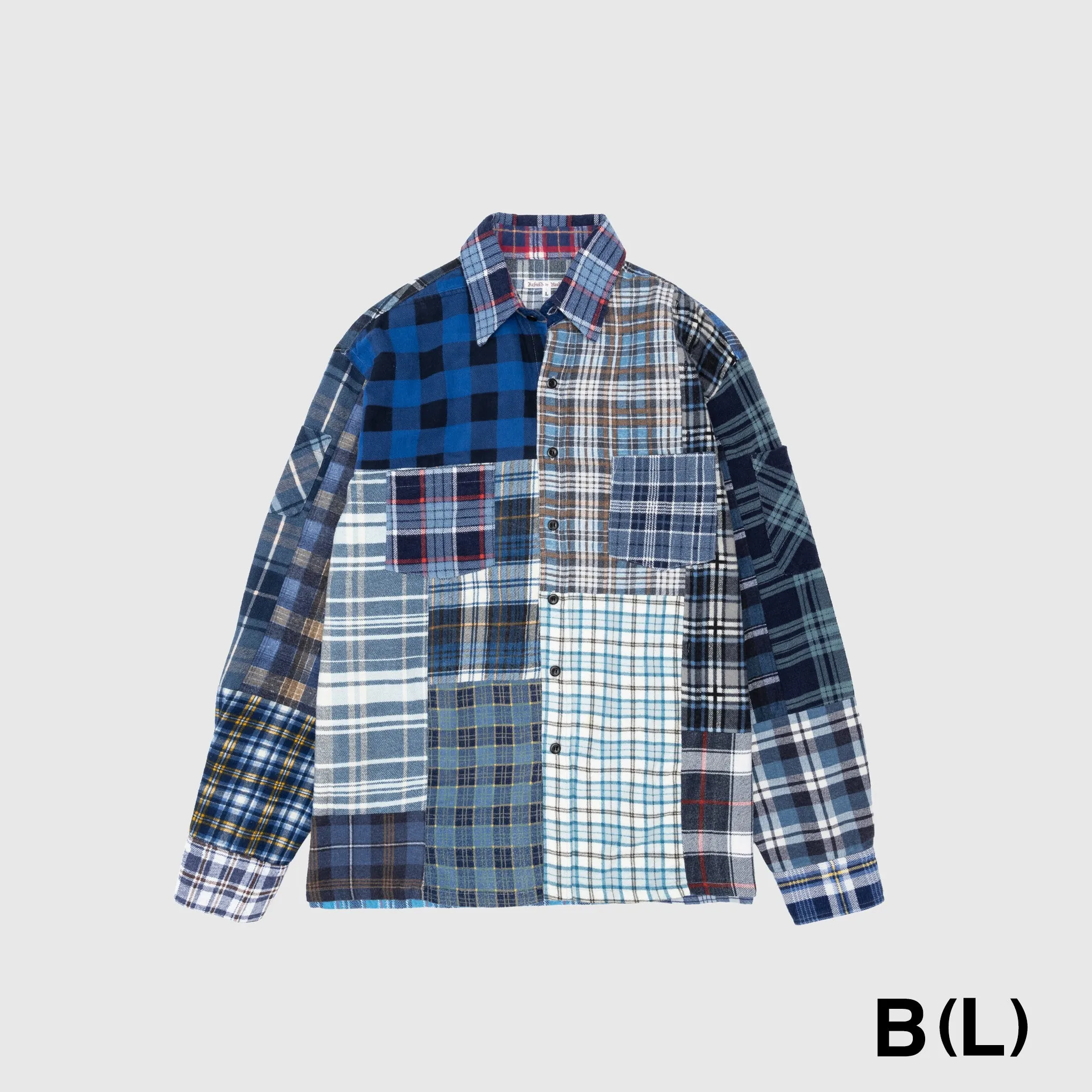 REBUILD BY NEEDLES FLANNEL SHIRT