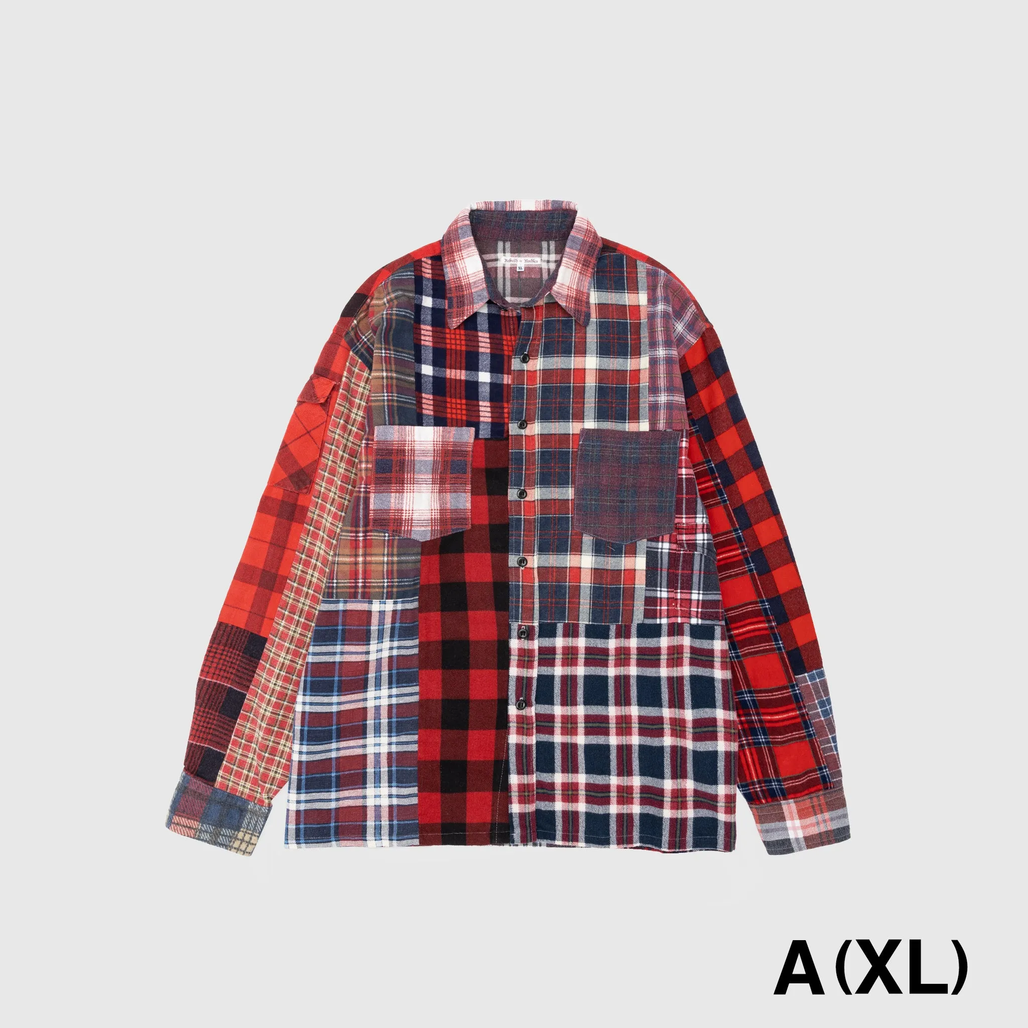 REBUILD BY NEEDLES FLANNEL SHIRT