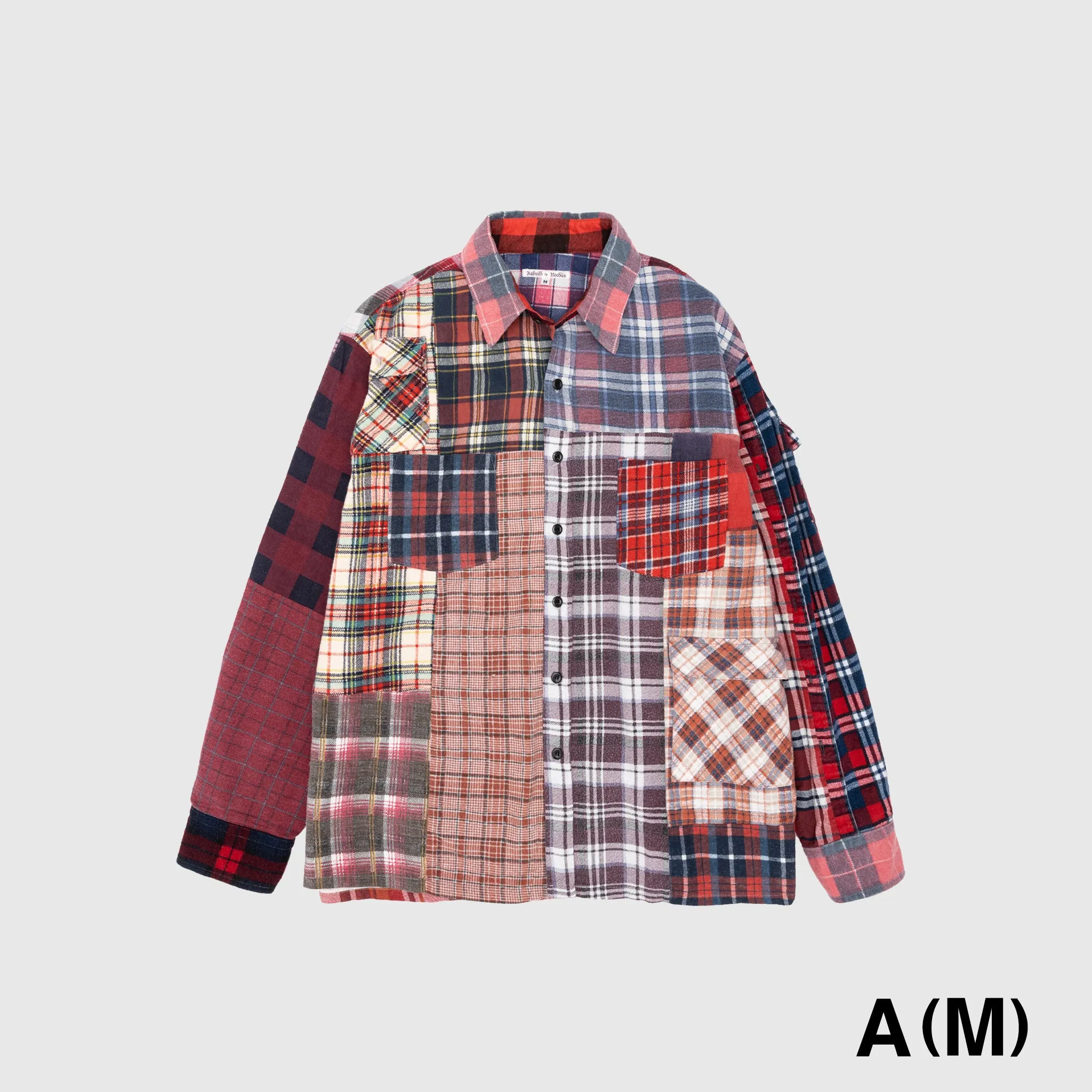 REBUILD BY NEEDLES FLANNEL SHIRT