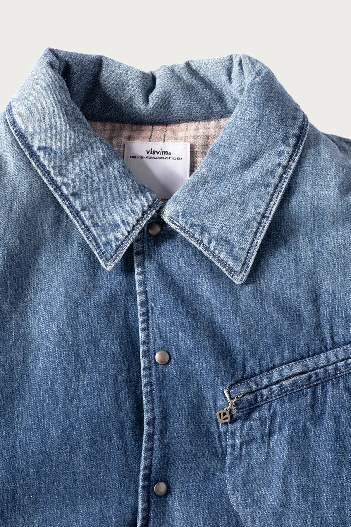 SS Coach Down Coverall DMGD - Lt. Indigo