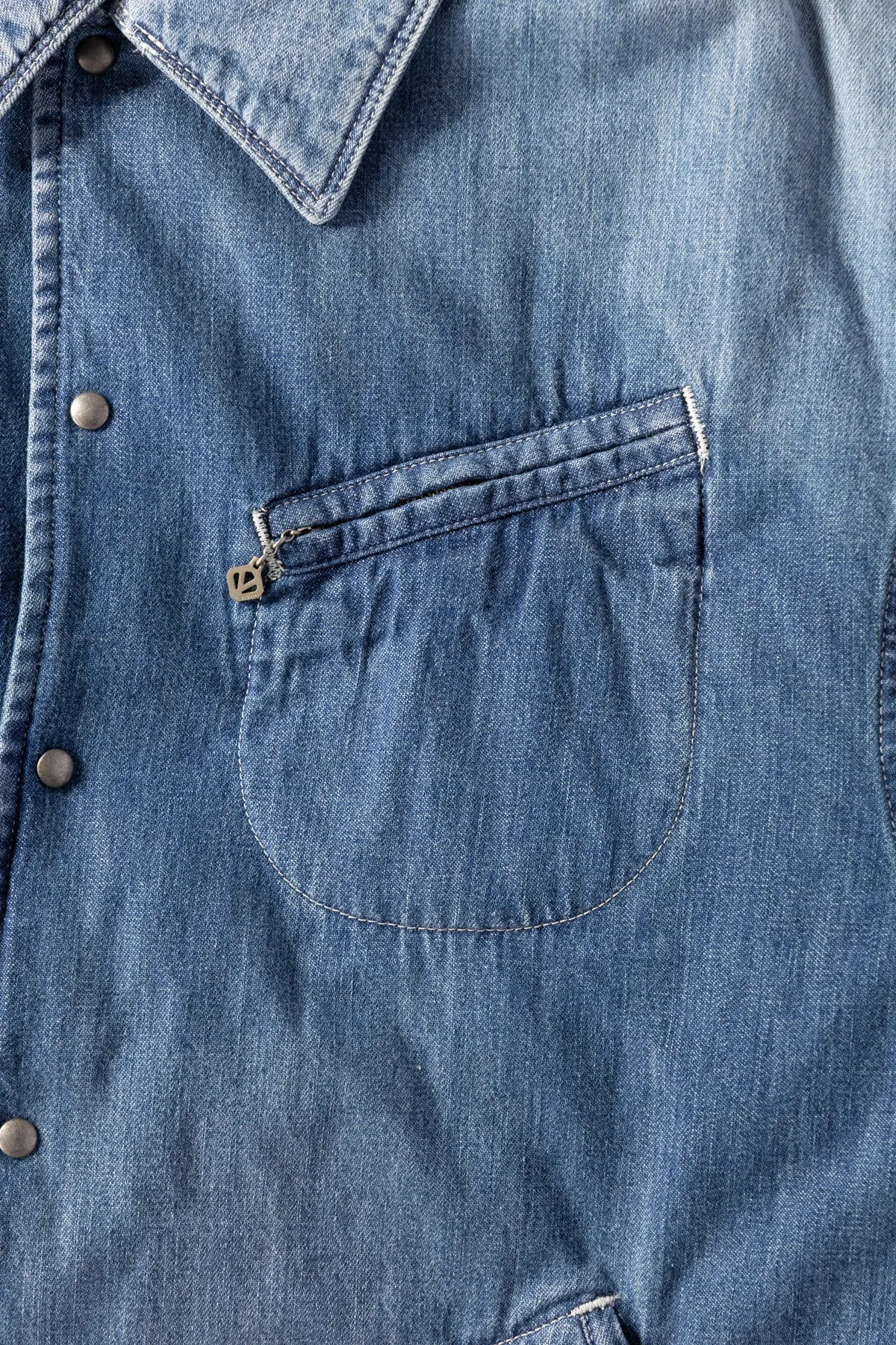 SS Coach Down Coverall DMGD - Lt. Indigo