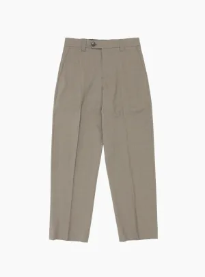 Study Trousers Taupe Wool