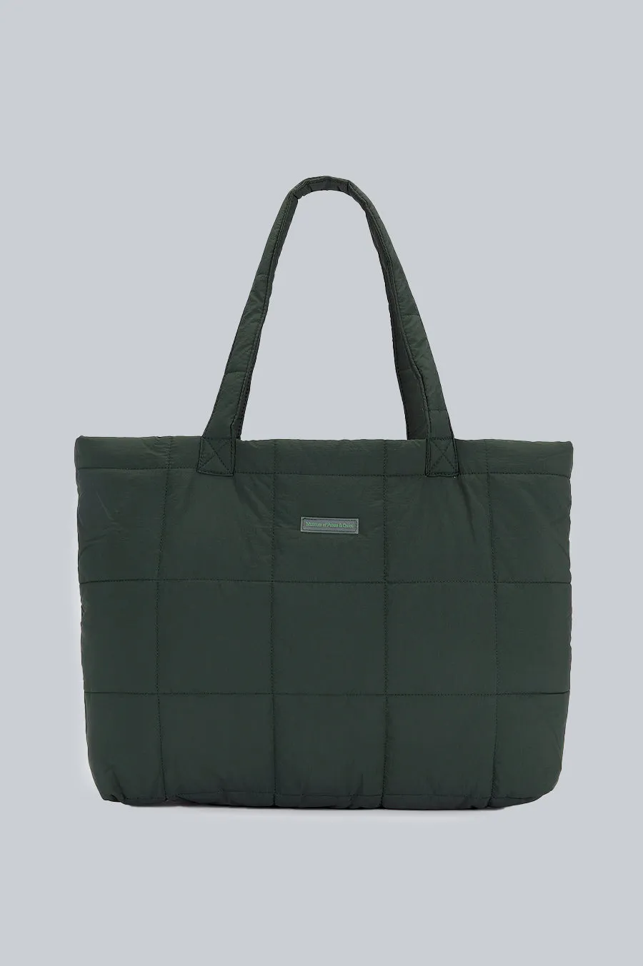 THE MUSEUM OF PEACE AND QUIET NYLON TOTE BAG PINE