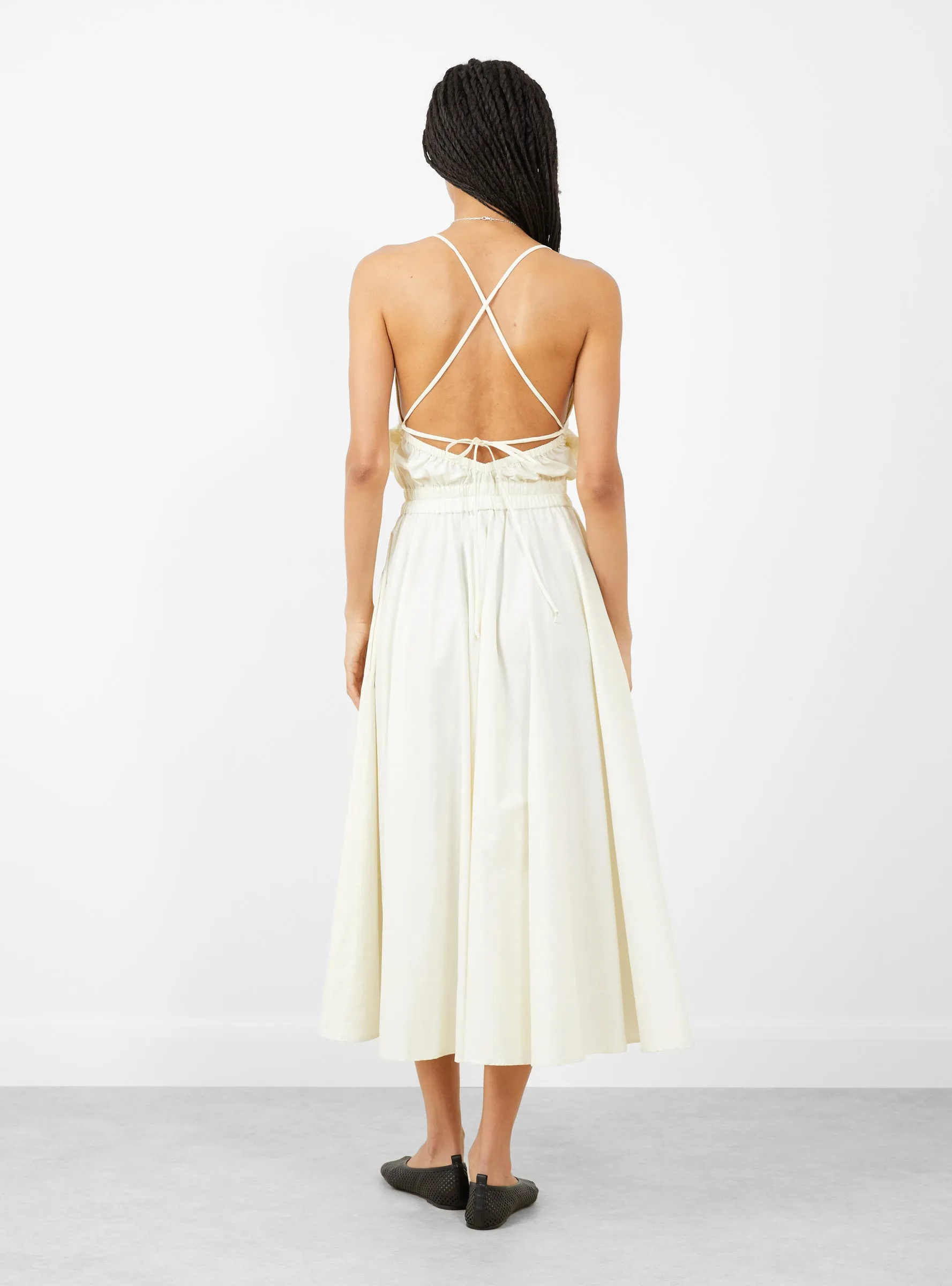 Tie Back Dress Papyrus
