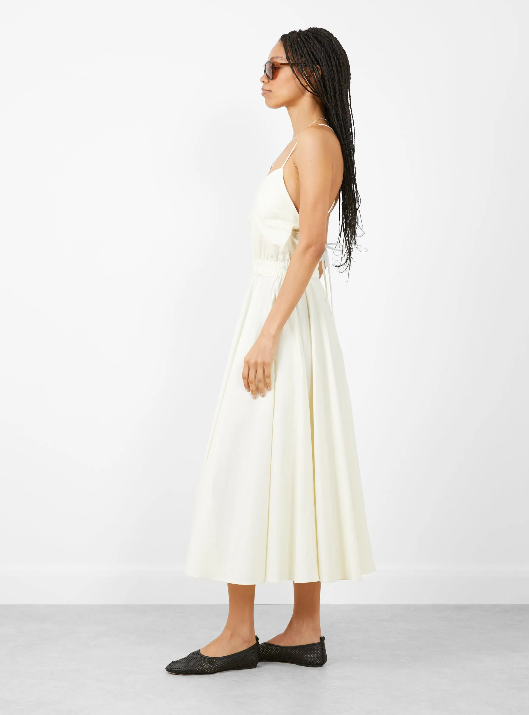 Tie Back Dress Papyrus