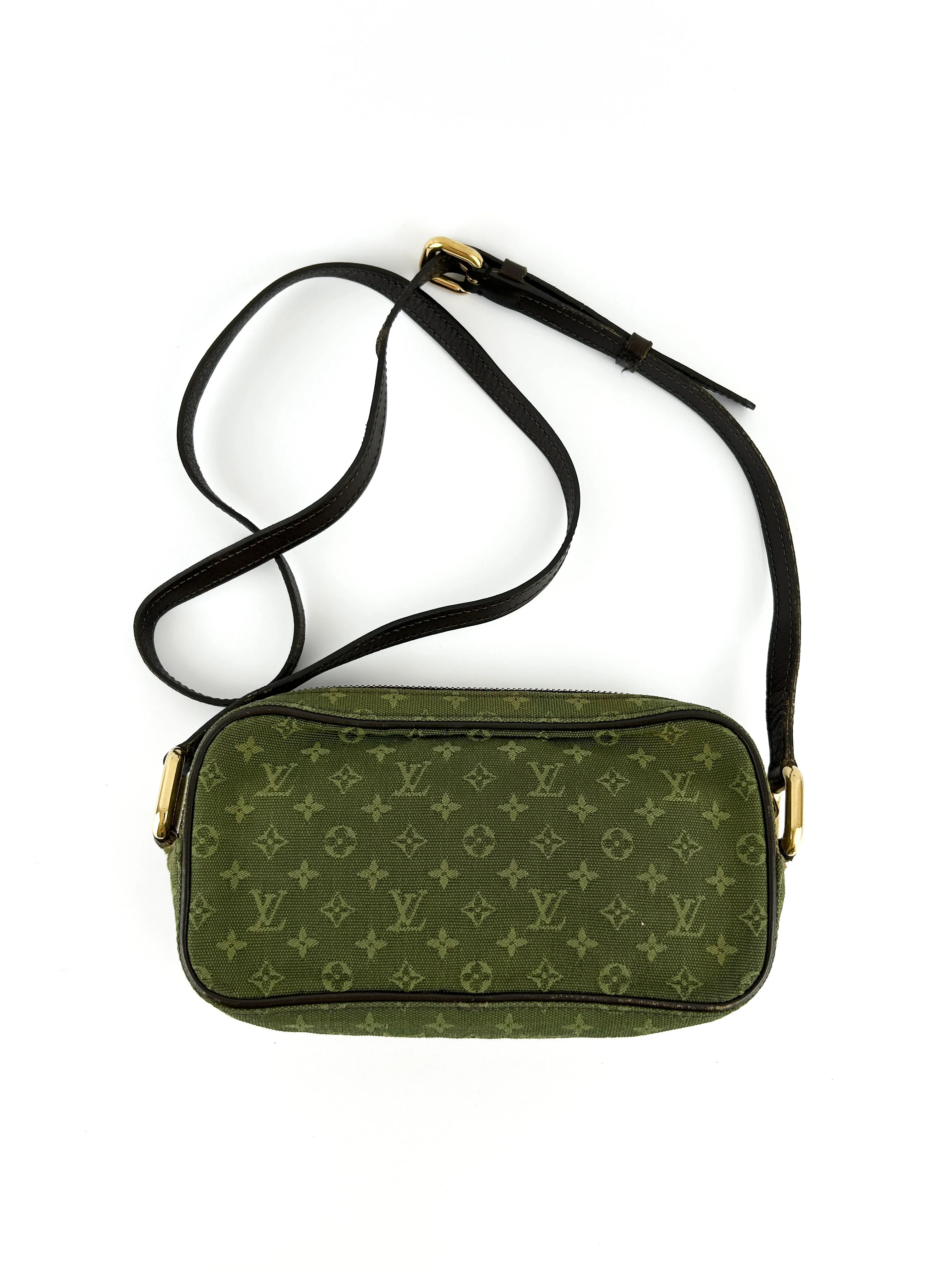 Vintage Louis Vuitton Khaki Juliette MM Crossbody Bag (2002)