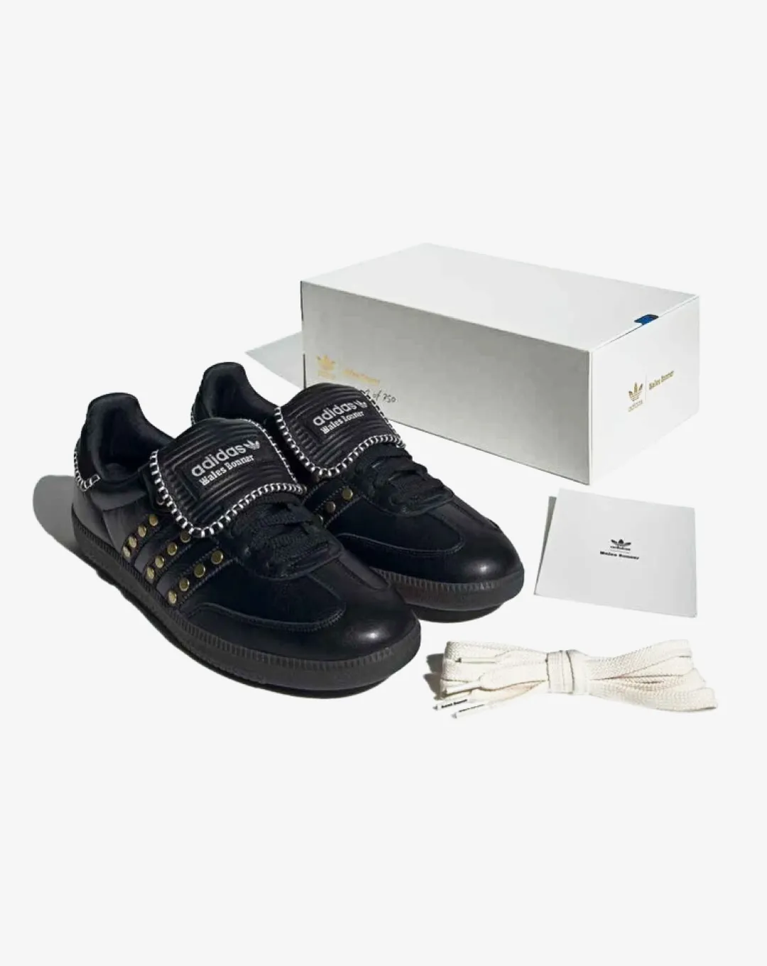 Wales Bonner x Adidas Samba OG 'Studded Black' Sneakers