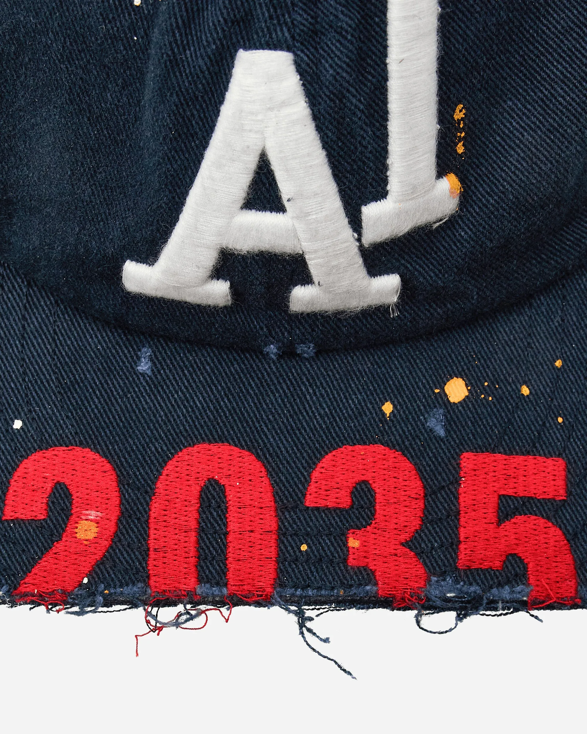 Wide Throwback Cap Navy