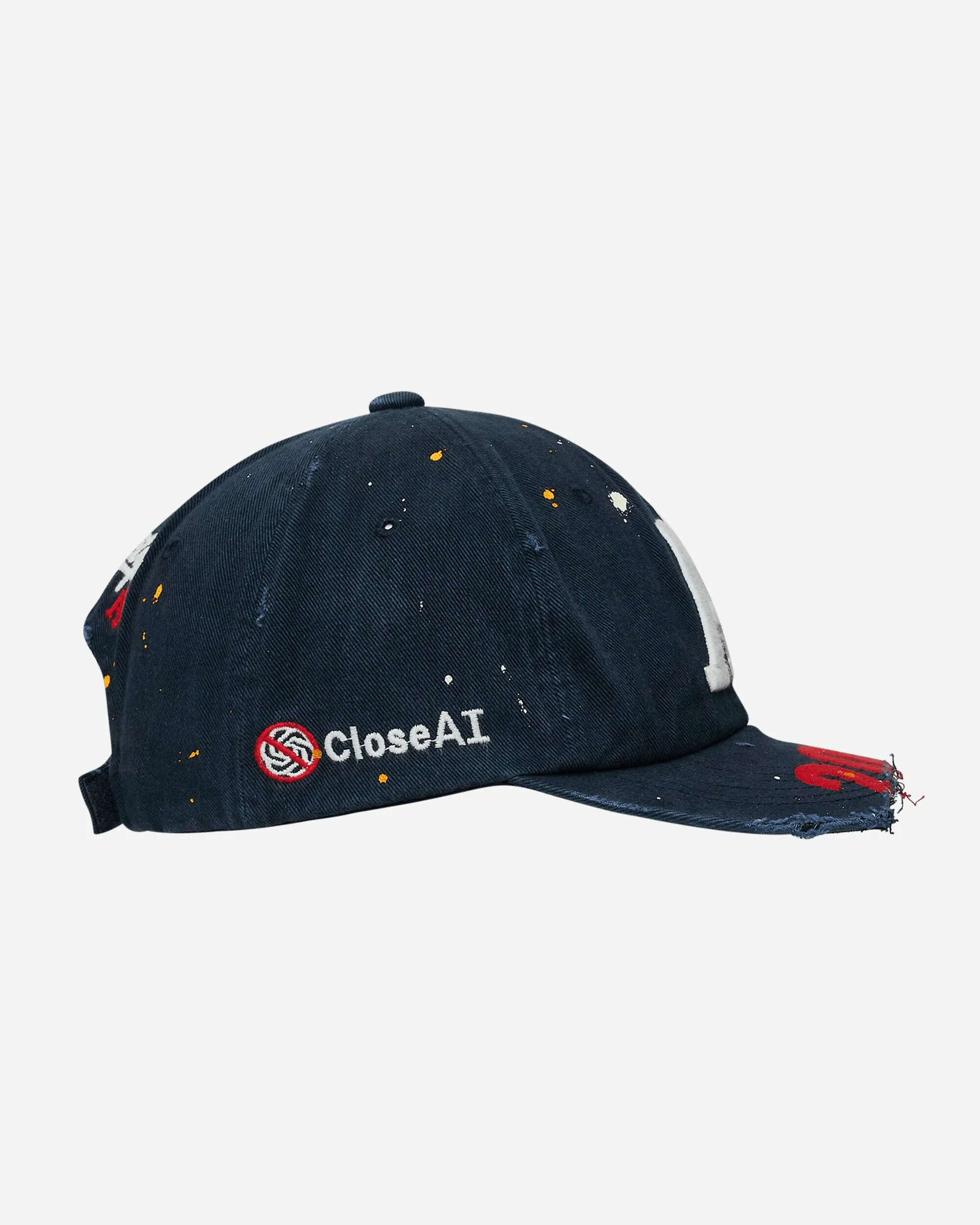 Wide Throwback Cap Navy